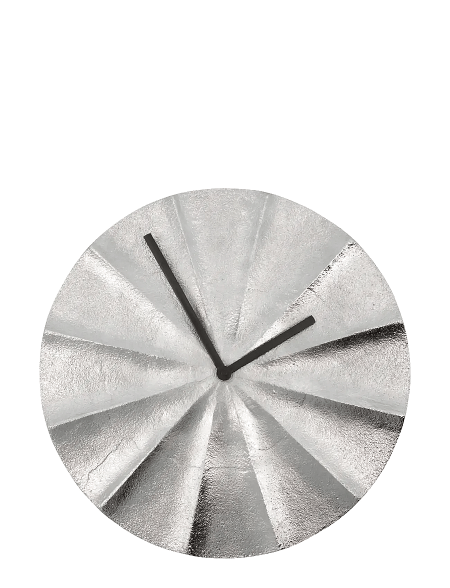 house doctor - Clock, HDShow, Silver finish - wanduhren - silver finish - 1