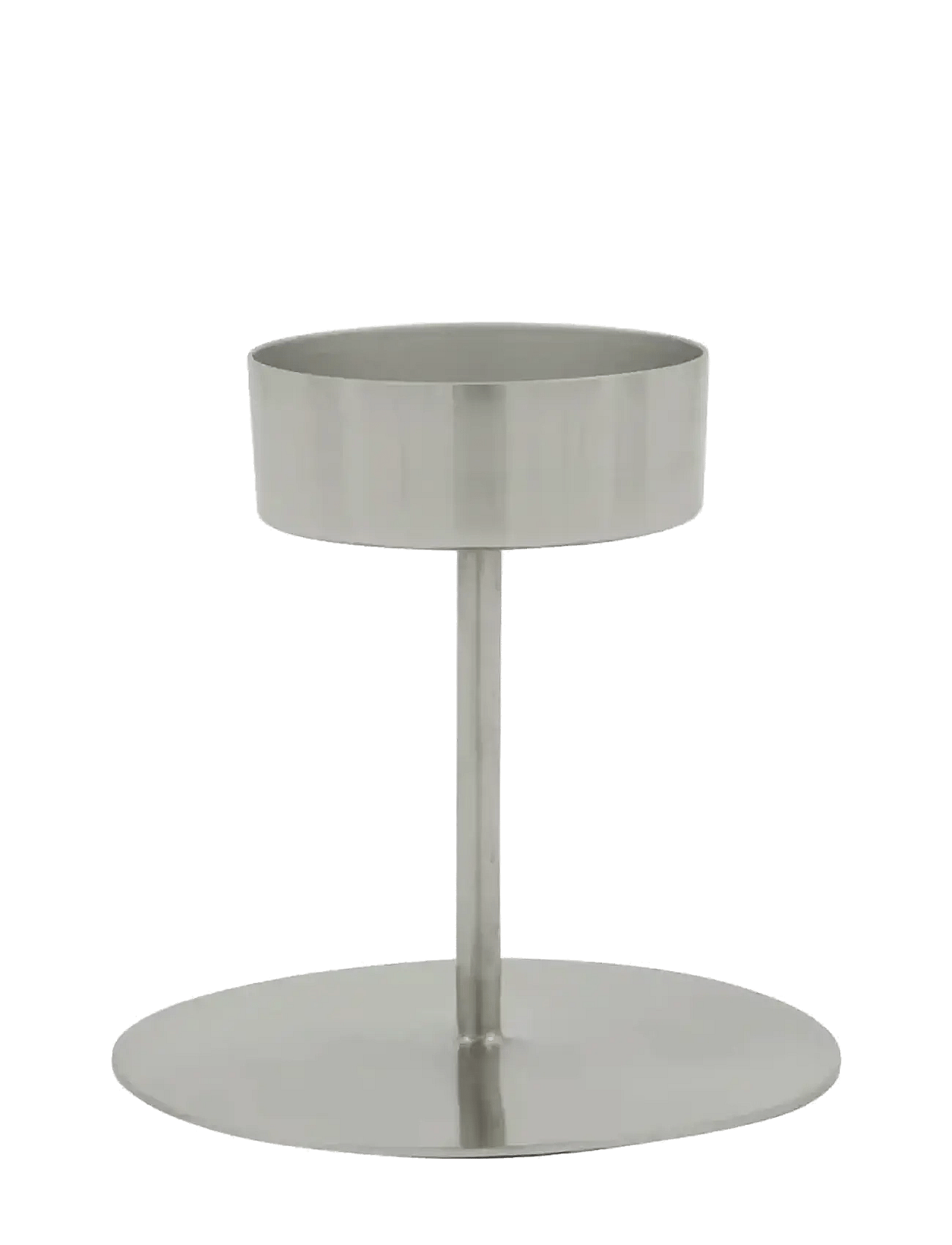 house doctor Tealight Holder, Hdanit, Silver Fin - Silver - 10X10.5CM