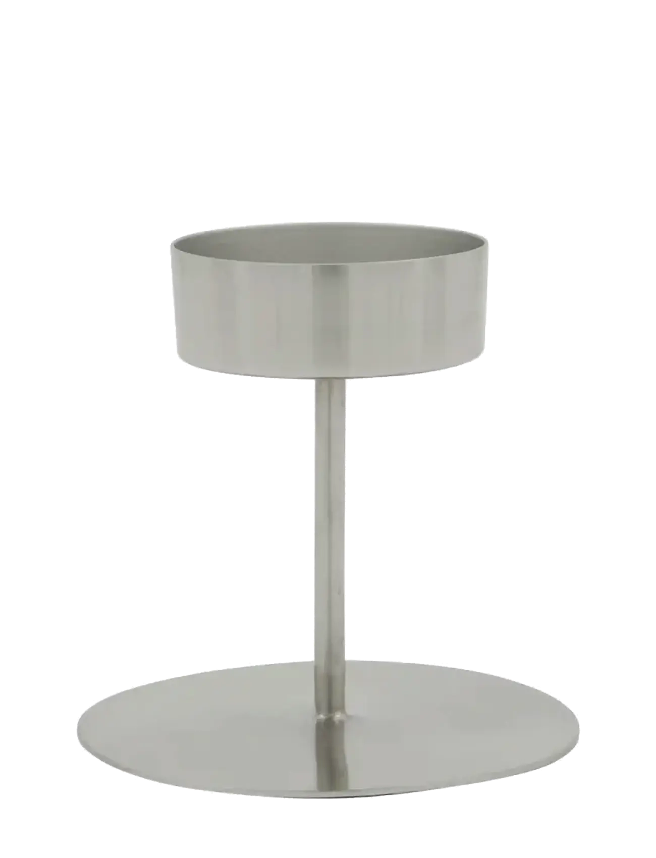 house doctor Tealight holder, HDAnit, Silver fin - Vis alt - SILVER FINISH / silver