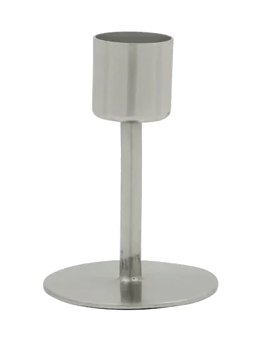 house doctor - Candle stand, HDAnit, Silver finish - kerzenständer - silver finish - 1