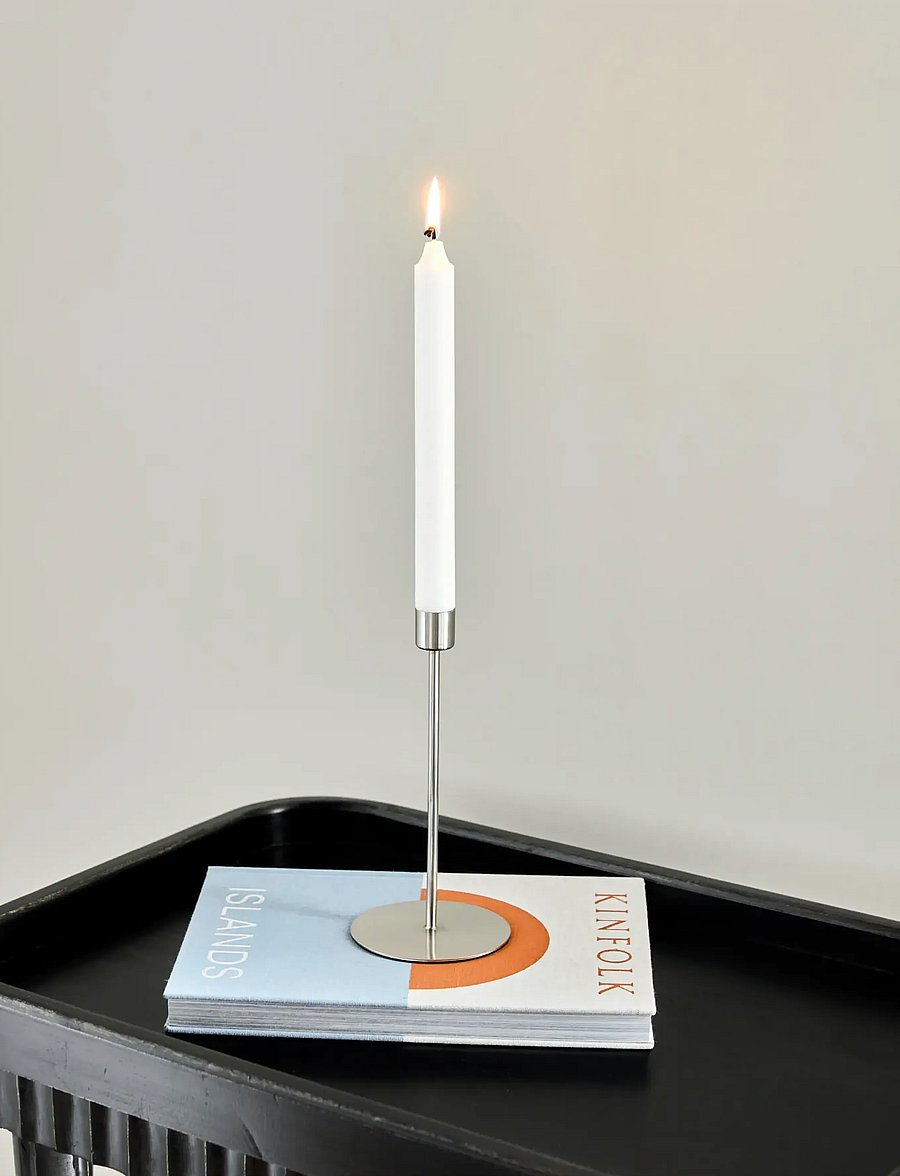 house doctor - Candle stand, HDAnit, Silver finish - kerzenständer - silver finish - 0