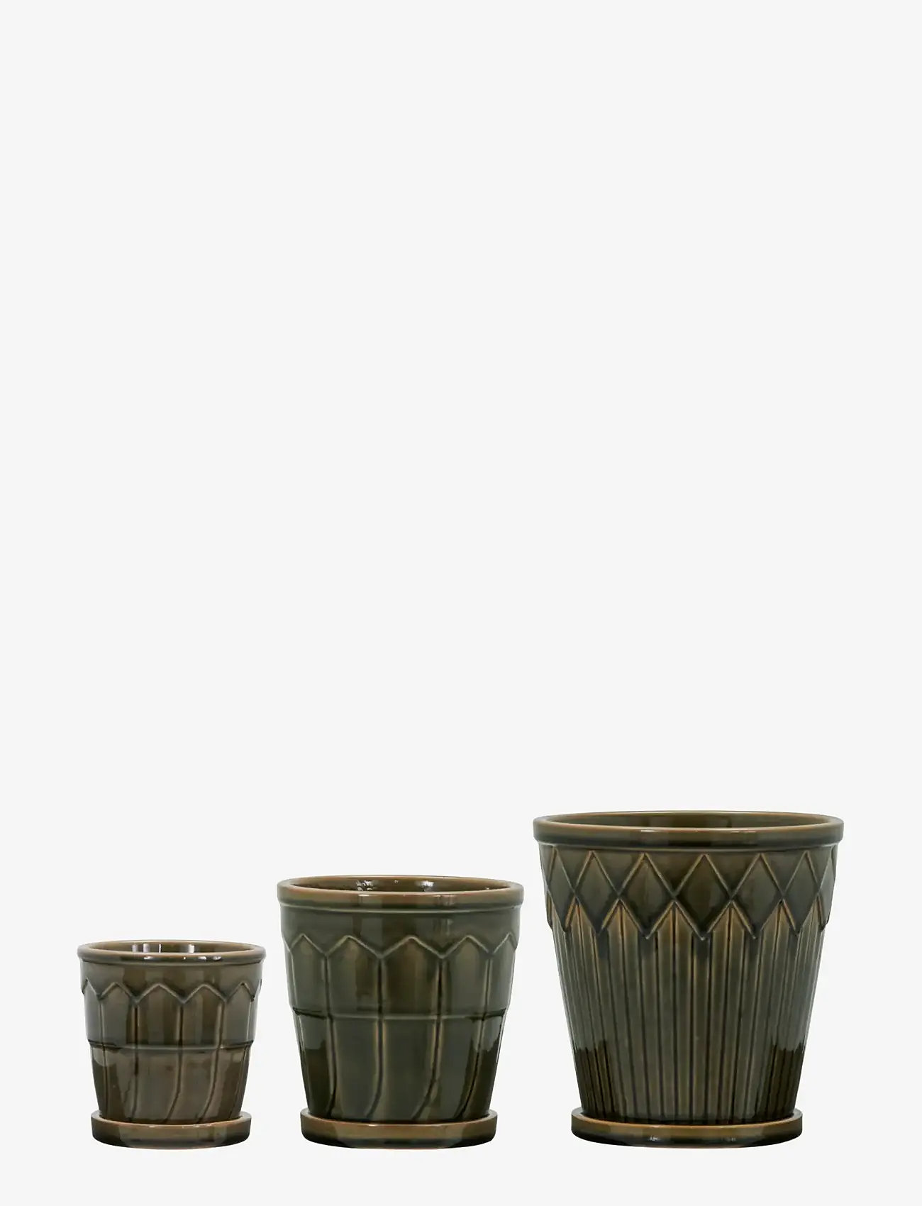 house doctor - Planter, HDCora, Grey - blumentöpfe - grey - 1