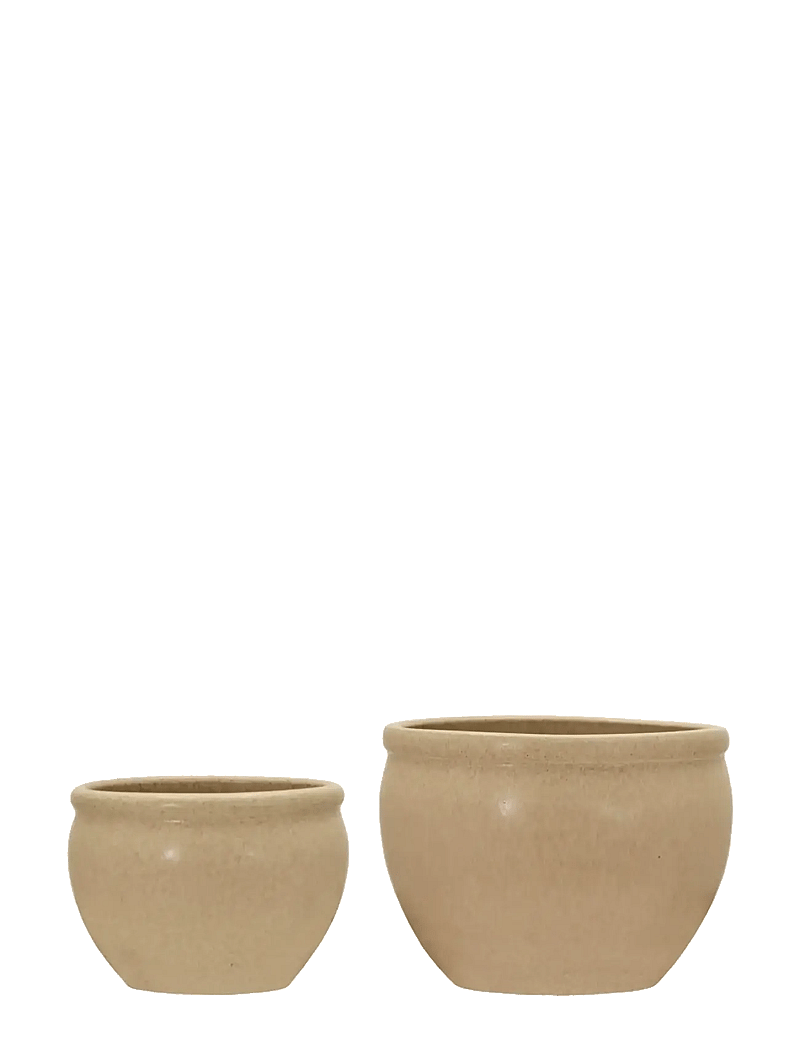 house doctor - Planter, HDVale, Beige - plant pots - beige - 1
