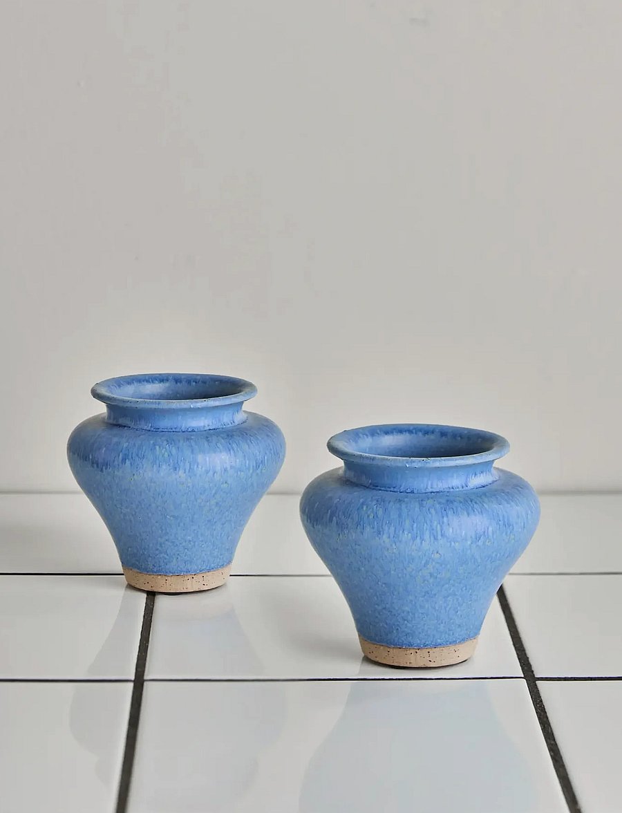 house doctor - Vase, HDKolo, Blue - vasen - blue - 0