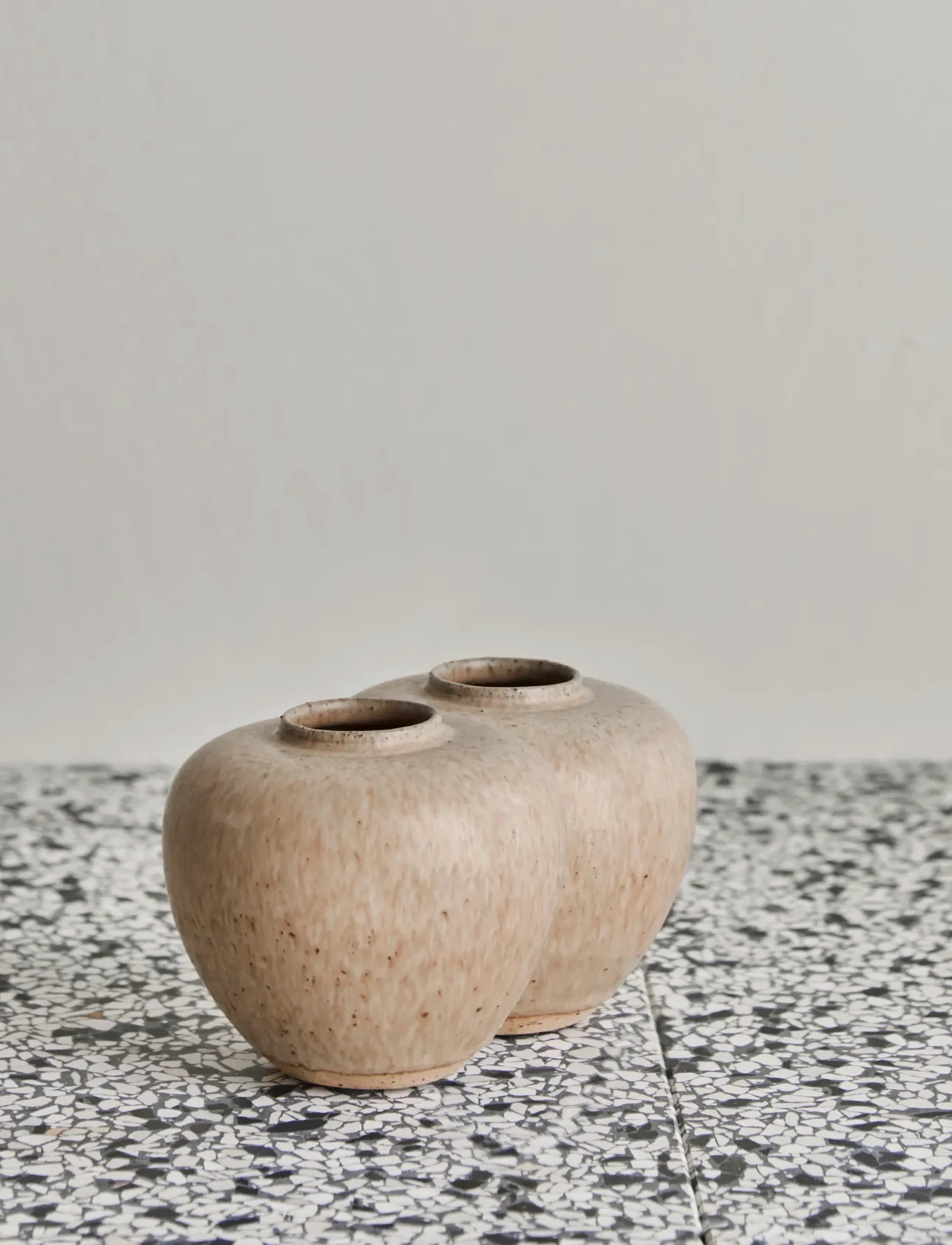 house doctor Vase, Hdtino, Beige, 9X 9.5 cm, Vases, Beige - Other Homeware