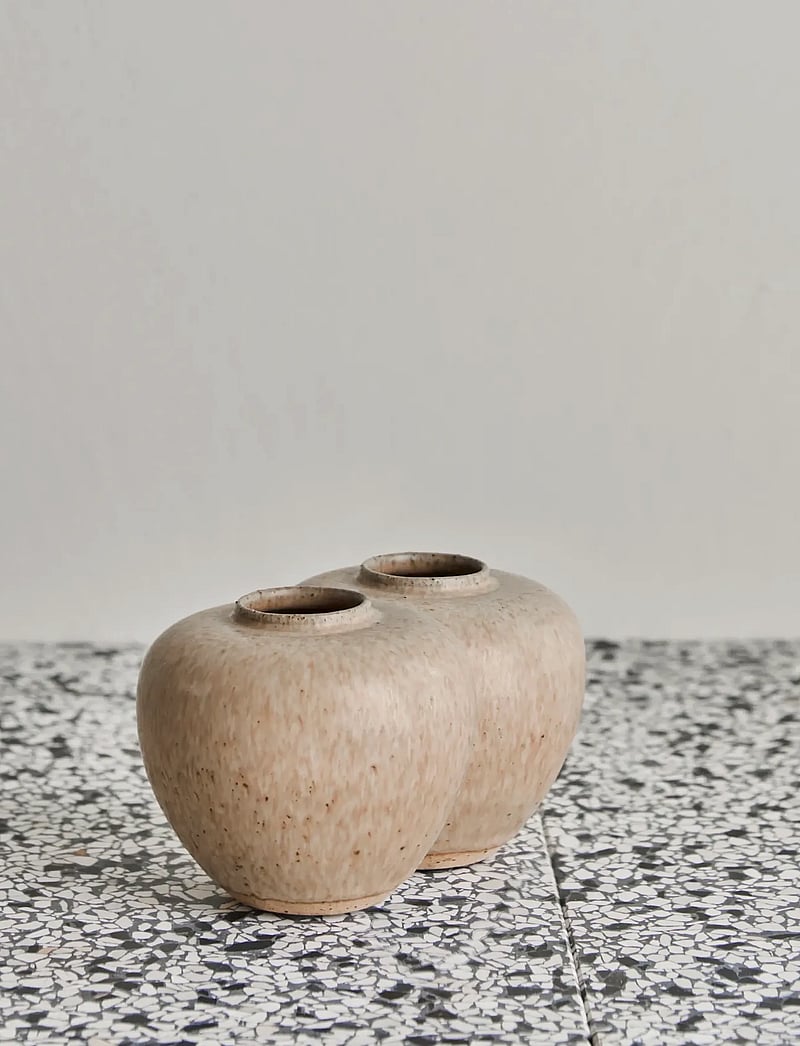 house doctor - Vase, HDTino, Beige - vasen - beige - 0