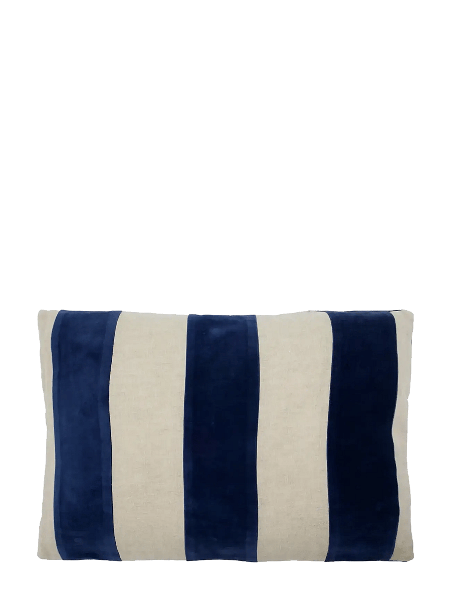 house doctor - Cushion cover, HDSono, Blue, Sand - padjakatted - blue, sand - 1