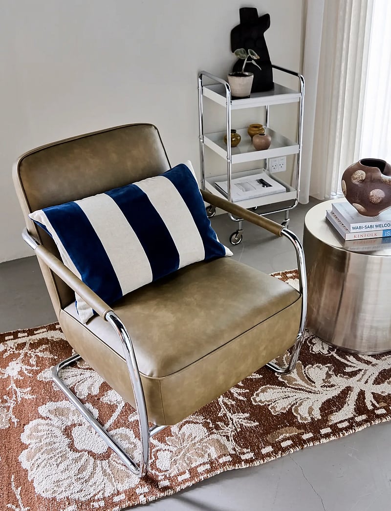 house doctor - Cushion cover, HDSono, Blue, Sand - kissenbezüge - blue, sand - 1