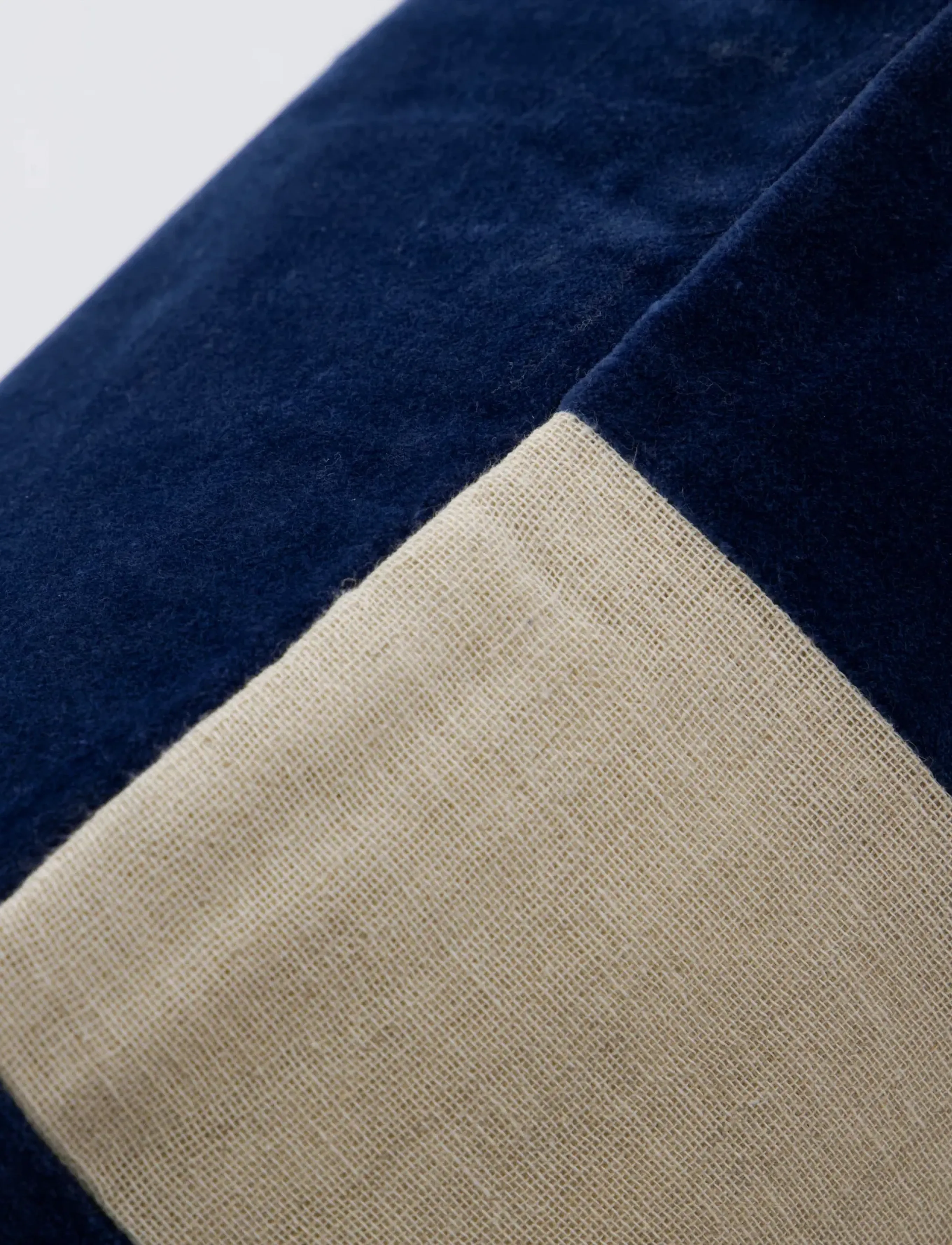 house doctor - Cushion cover, HDSono, Blue, Sand - púðaver - blue, sand - 2