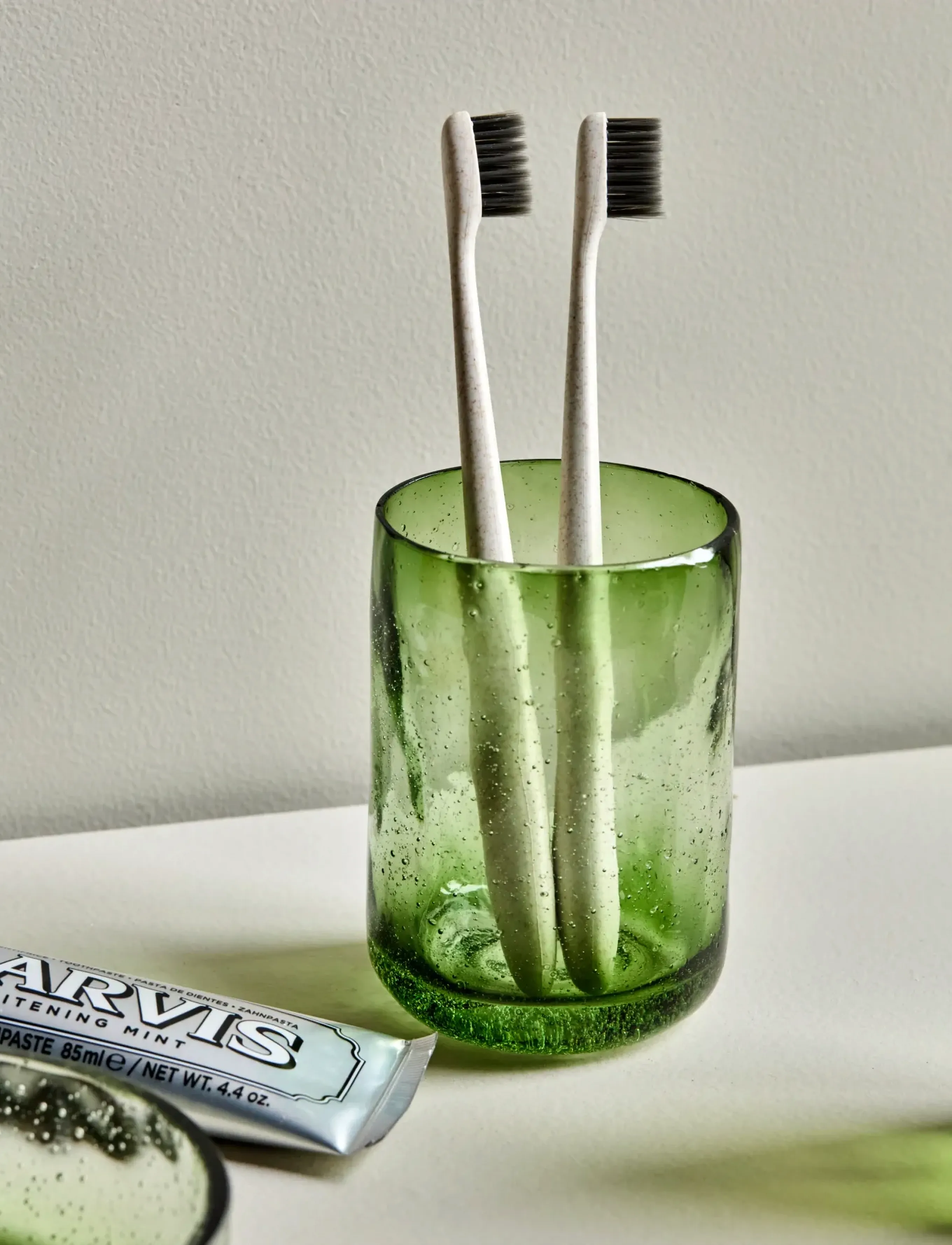 house doctor Tumbler, Hdwah, Green, 10.5X 7.2 cm, Green, Badeværelsesinteriør > Tandbørsteholder, Unisex