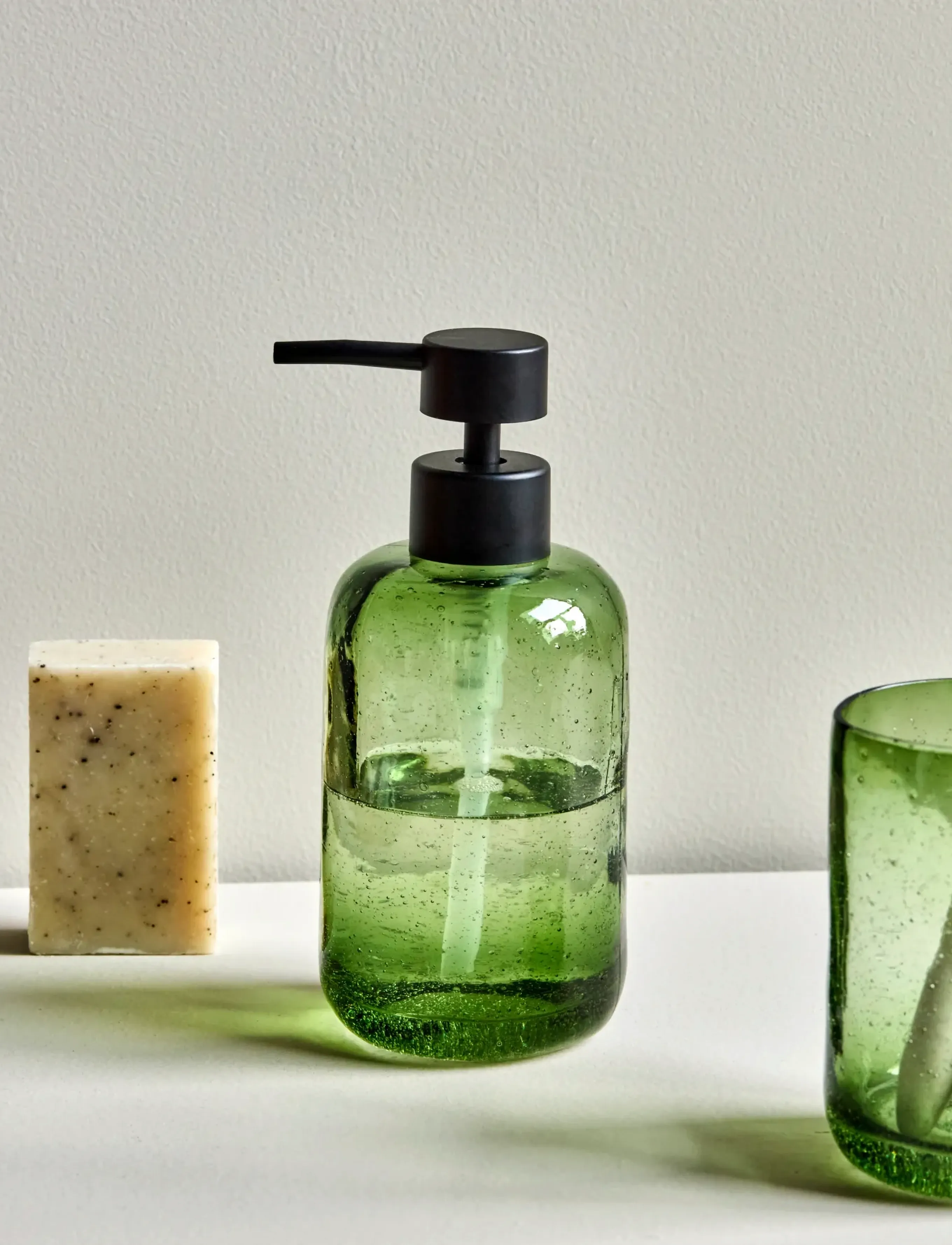 house doctor Soap Dispenser, Hdwah, Green, 17X 7.4 cm, Green, Badeværelsesinteriør > Sæbepumper Og Sæbekopper, Unisex