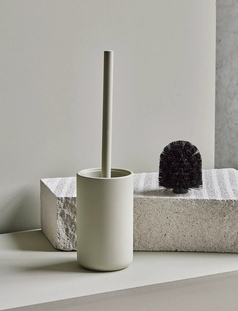 house doctor - Toilet brush, HDPetra, Off-white - wc-harjad ja ämbrid - off-white - 0