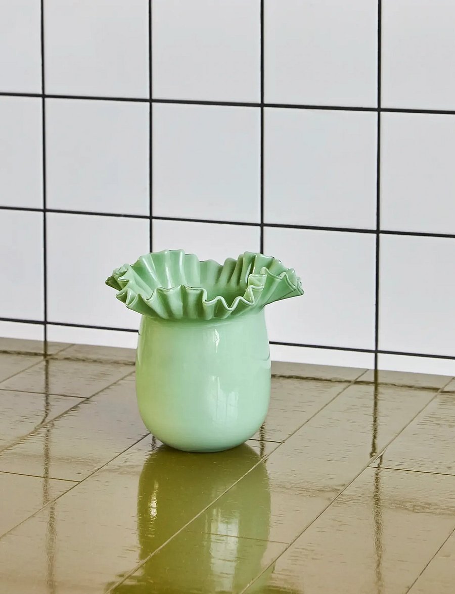 house doctor - Vase, HDFlee, Green - vasen - green - 0