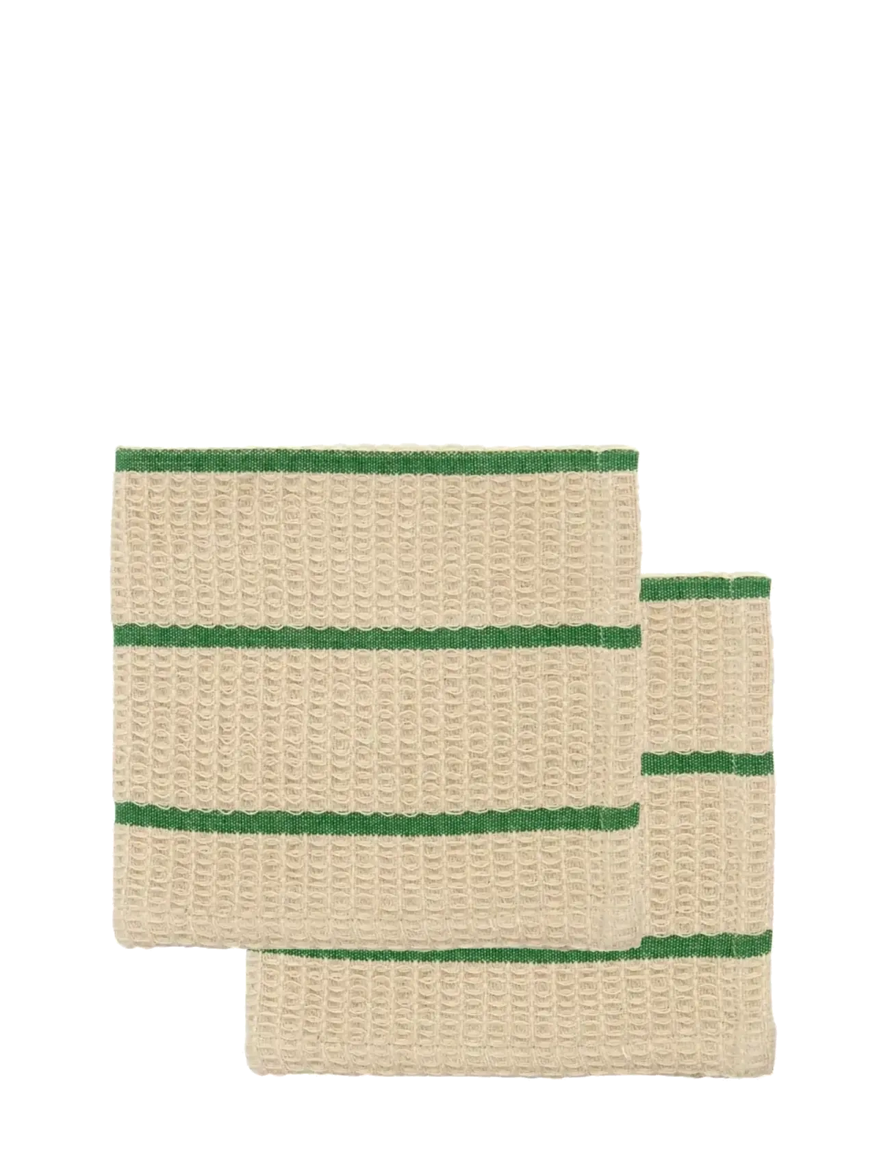 HOUSE DOCTOR Dish Cloth, Hdrena, Sand, Grün Cream - 30X 30CM - Unisex