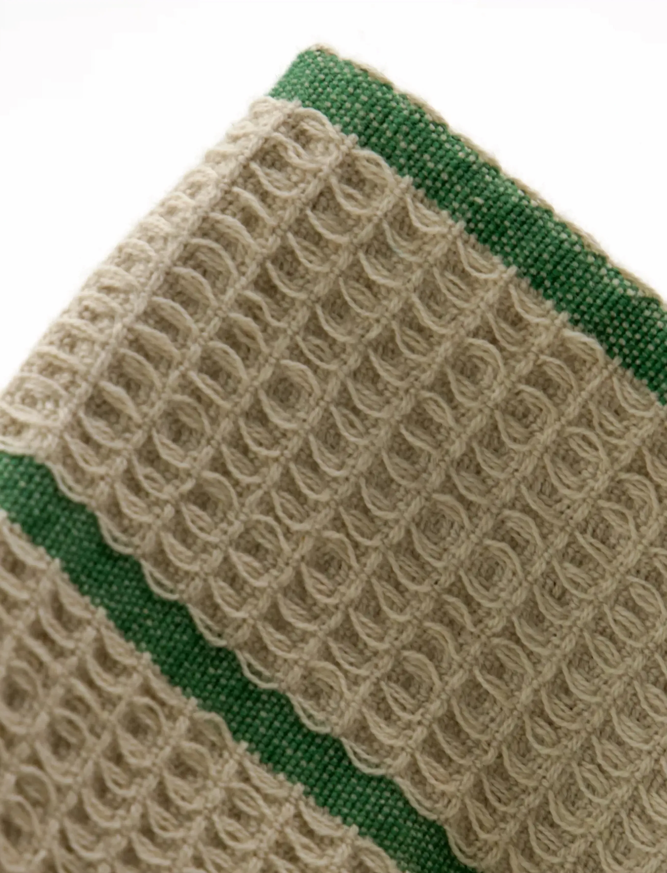 house doctor - Dish cloth, HDRena, Sand, Green - tücher & spülbürste - sand, green - 2
