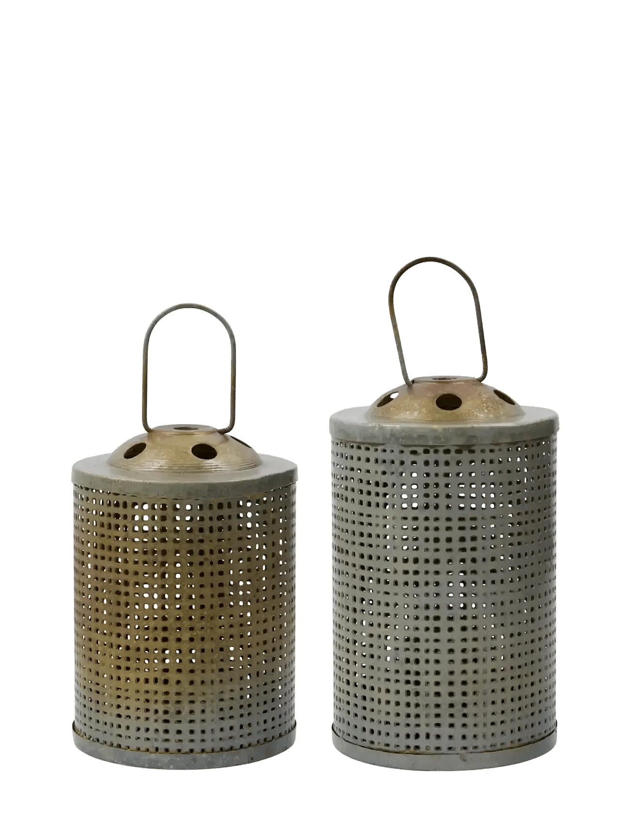 house doctor | Tealight Holder, Hdmeta, Antique Br | 12X 8.5X 14CM