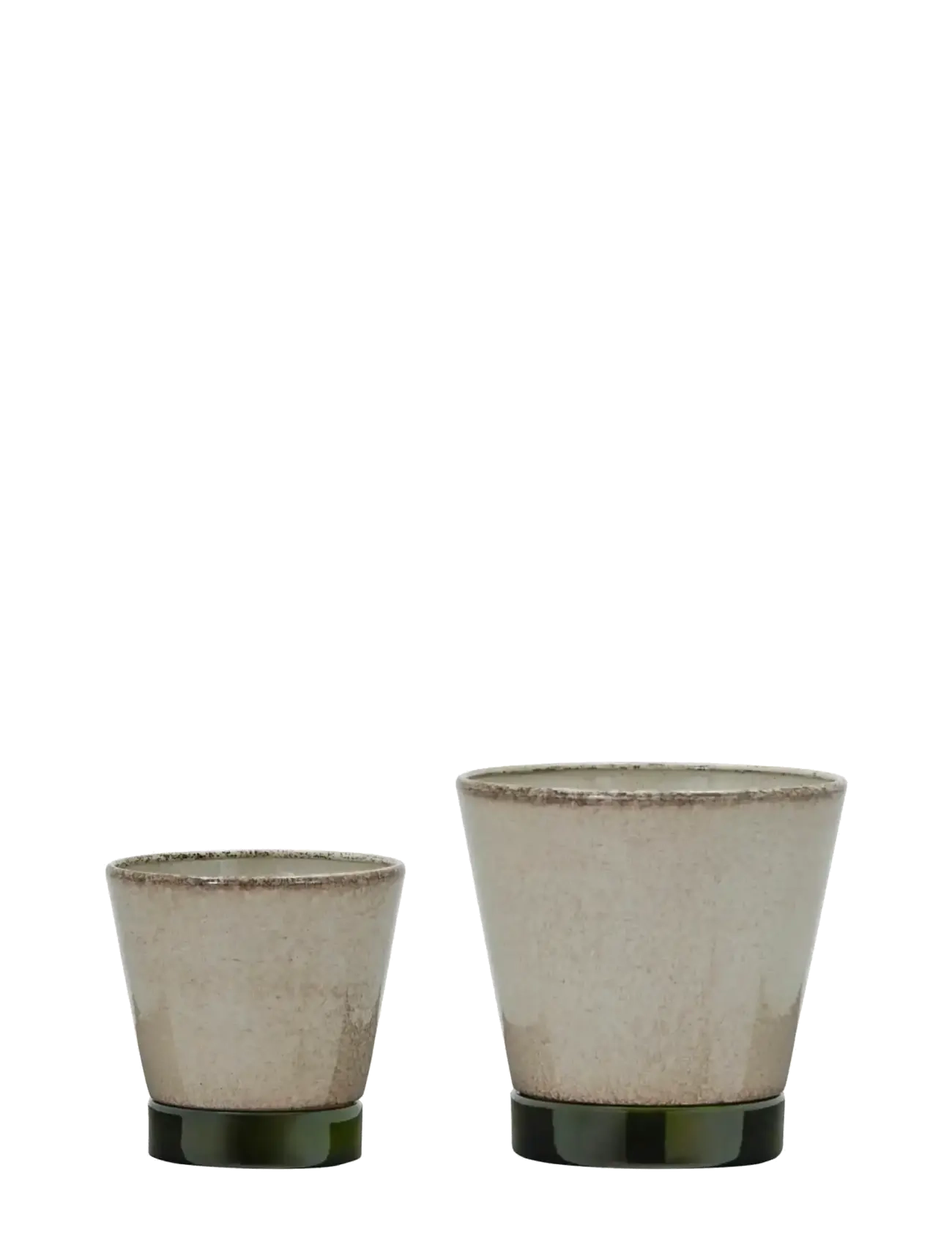 house doctor Planter, HDLima, Beige, Green - Plant pots - BEIGE, GREEN / beige