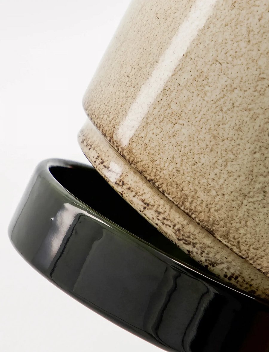 house doctor - Planter, HDLima, Beige, Green - blumentöpfe - beige, green - 2