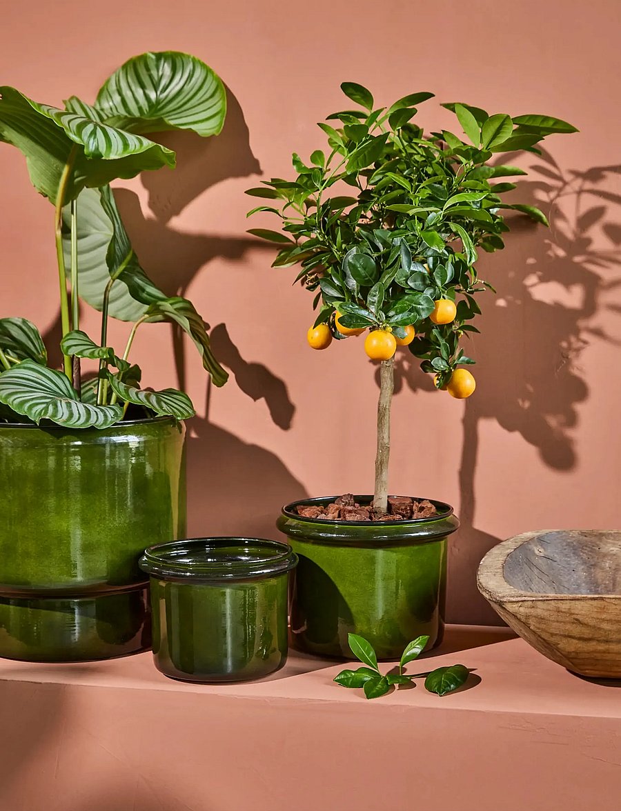 house doctor - Planter, HDHoop, Green - blumentöpfe - green - 0