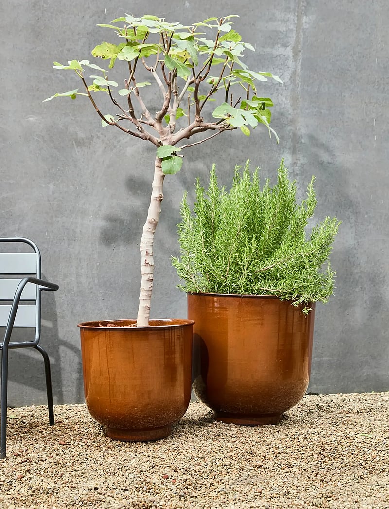 house doctor - Planter, HDCove, Brown - blumentöpfe - brown - 0