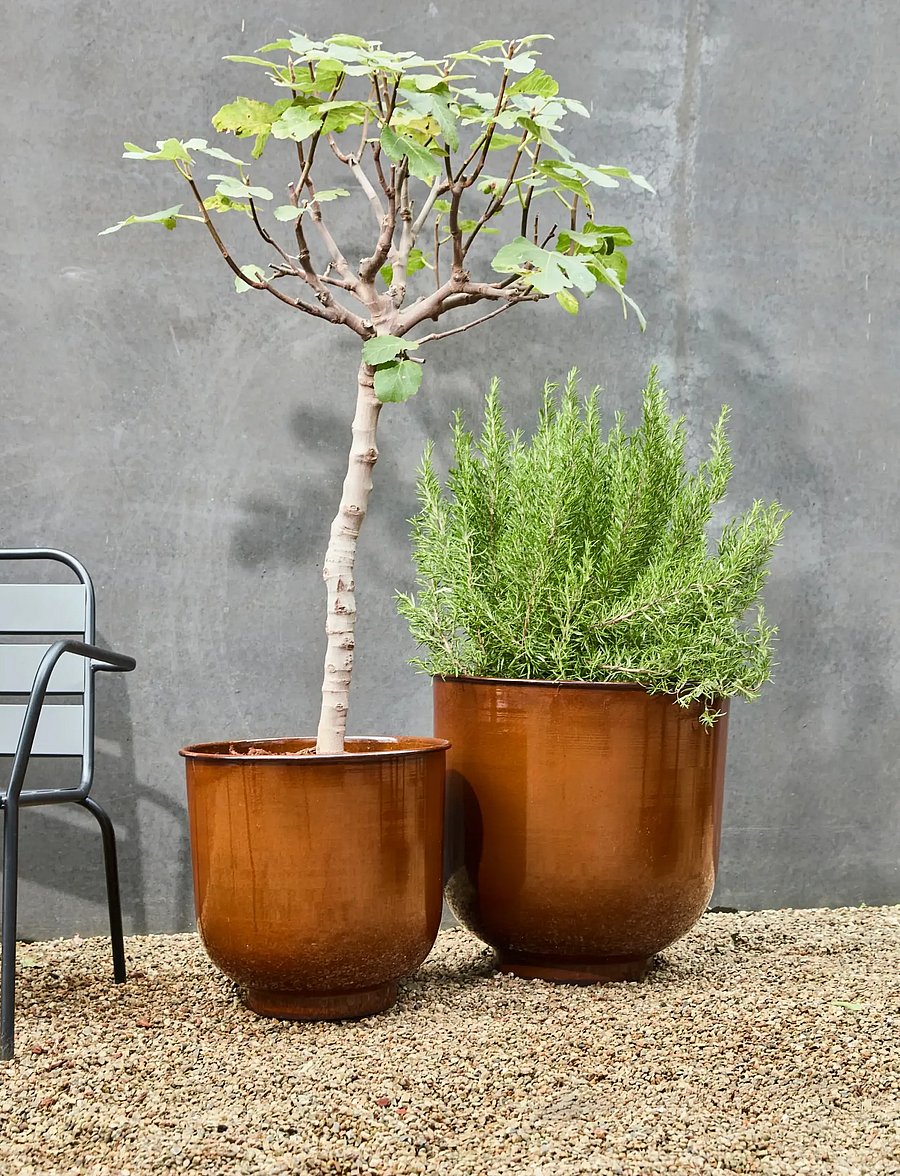 house doctor - Planter, HDCove, Brown - lillepotid - brown - 0