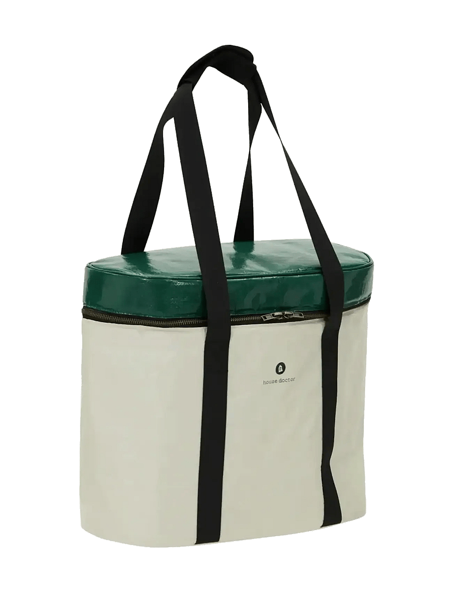 house doctor - Cooling bag, HDPicnic, Sand, Dark g - brotdosen & lebensmittelbehälter - sand, dark green - 1