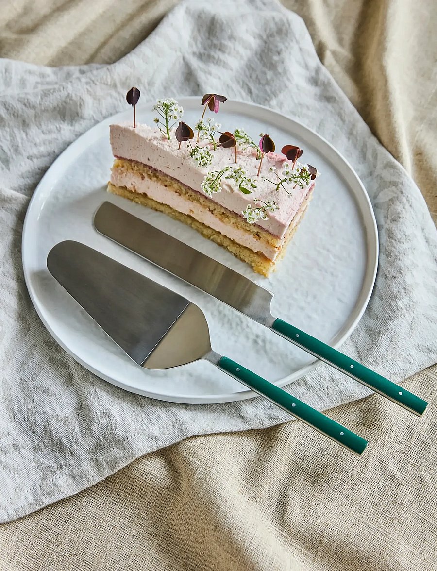 house doctor - Cake server, HDLata, Dark green, Po - kooginoad - dark green, polished stainless steel - 0