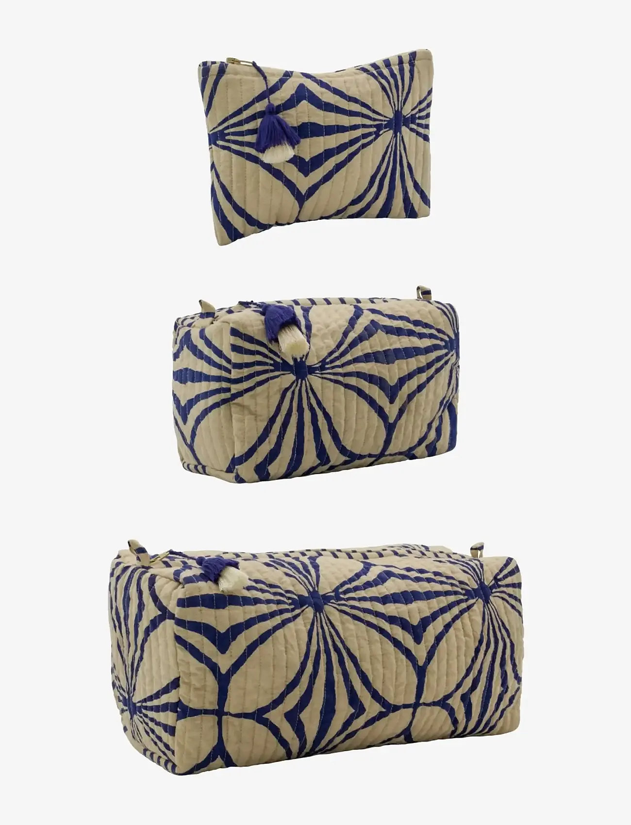 house doctor - Toiletry bag, HDCare, Blue - opbevaringstasker - blue - 1