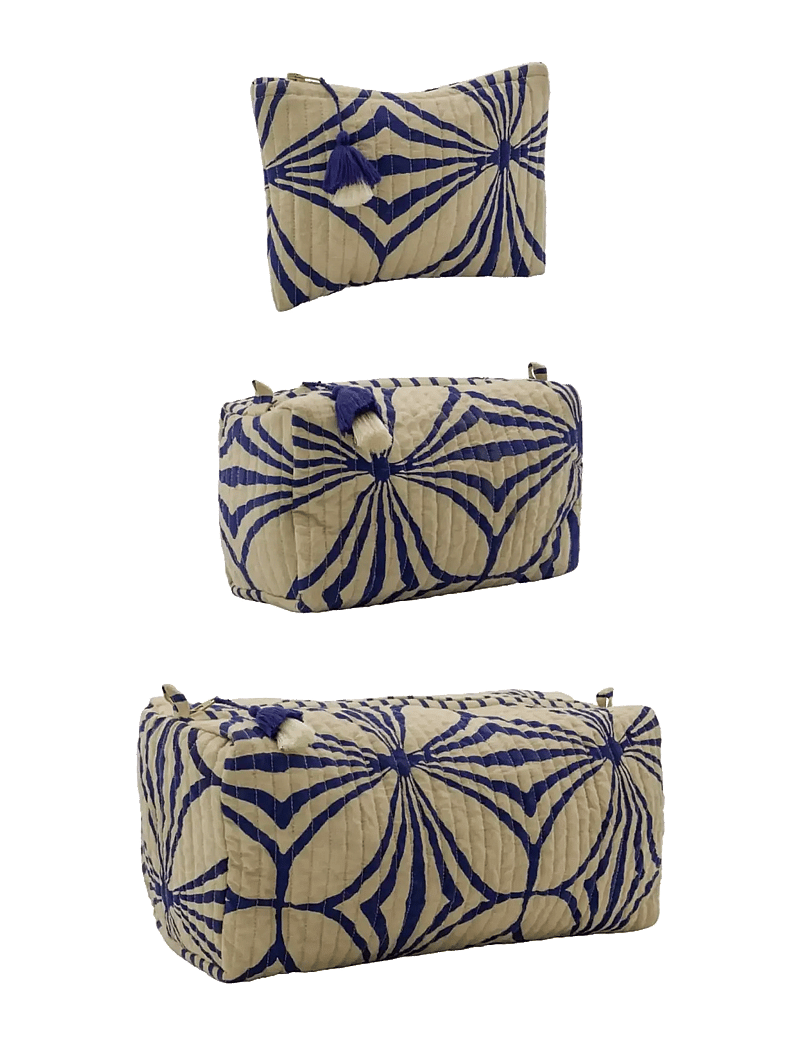 house doctor - Toiletry bag, HDCare, Blue - aufbewahrungstaschen - blue - 1