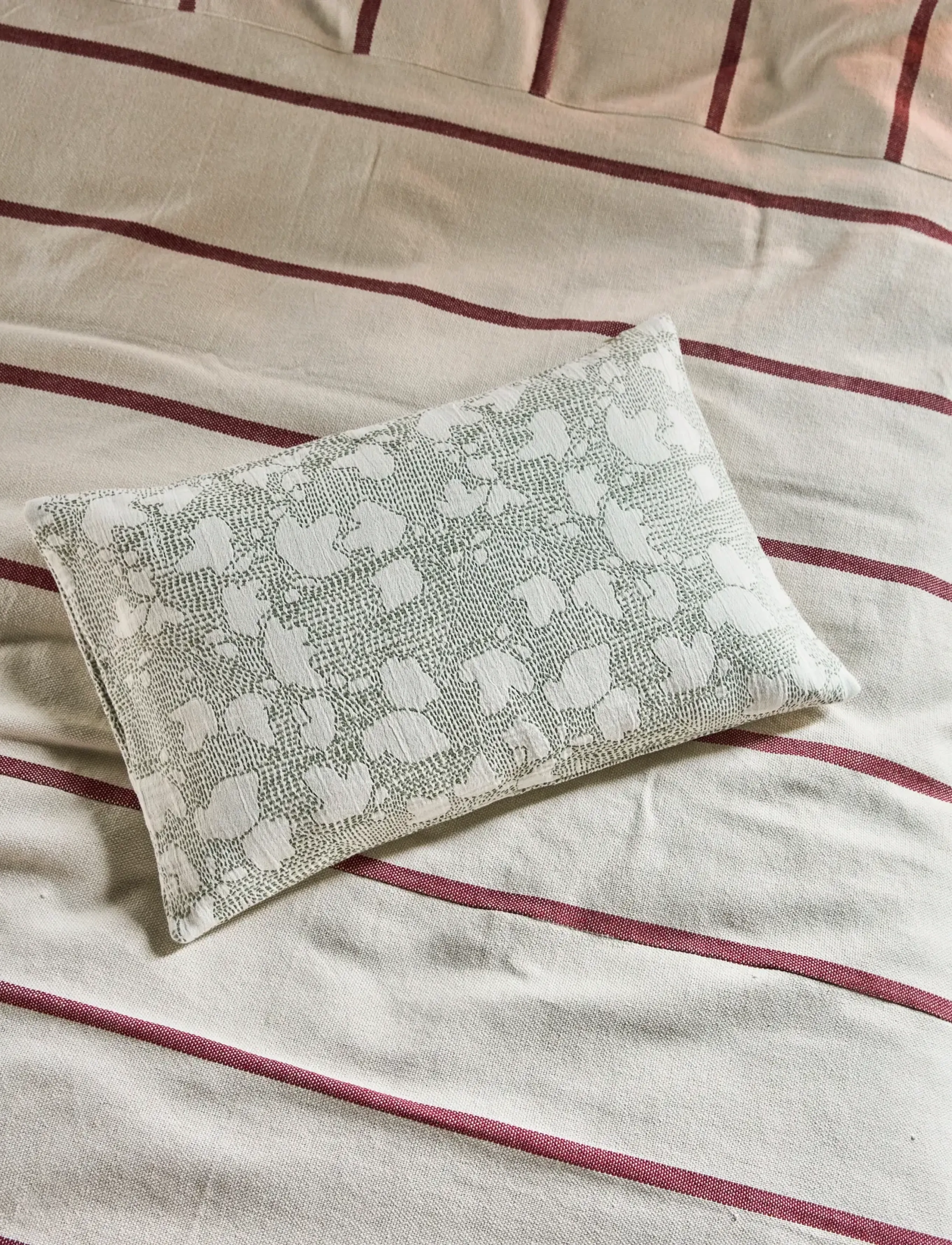 house doctor - Cushion cover, HDMori, Off-white, K - kuddfodral - off-white, khaki - 0