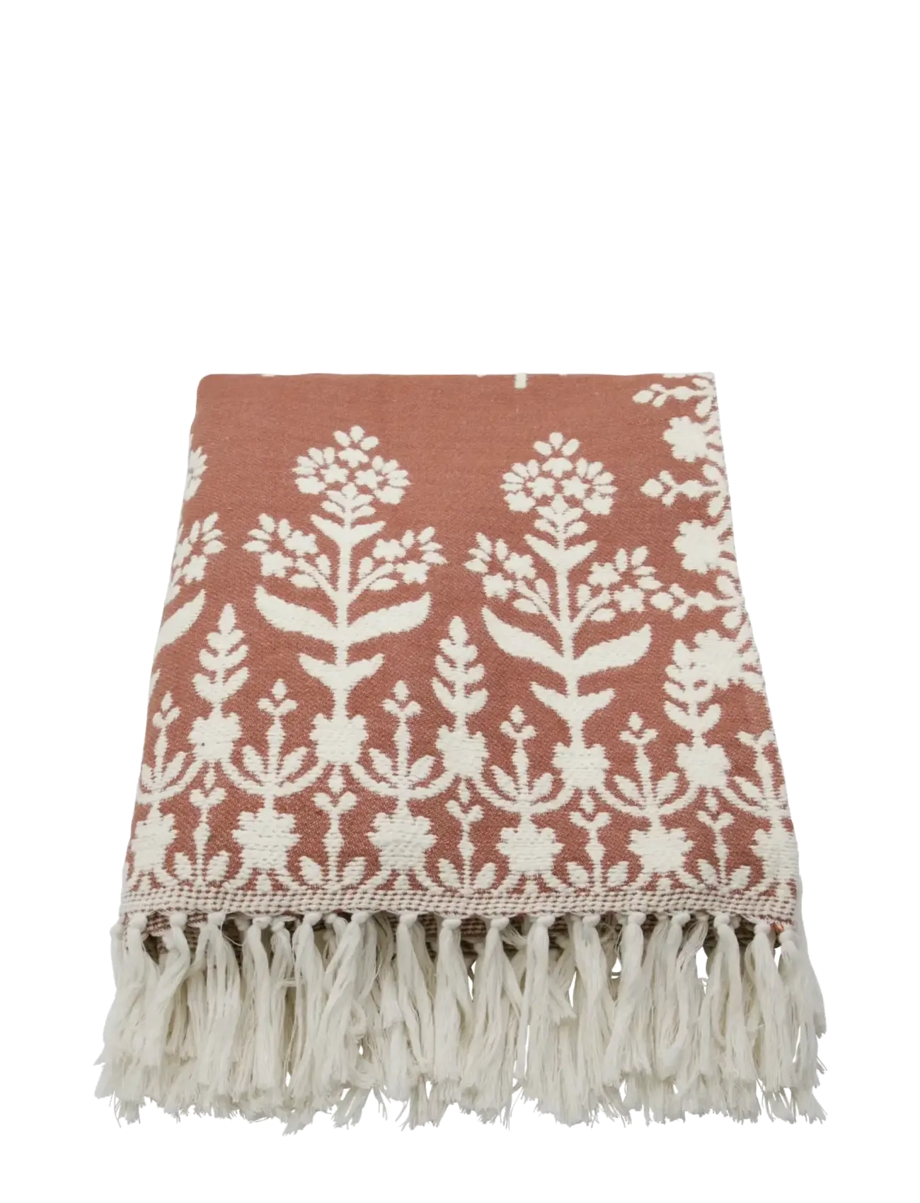 house doctor Throw, HDMazzo, Terracotta - Vis alt - TERRACOTTA / brown