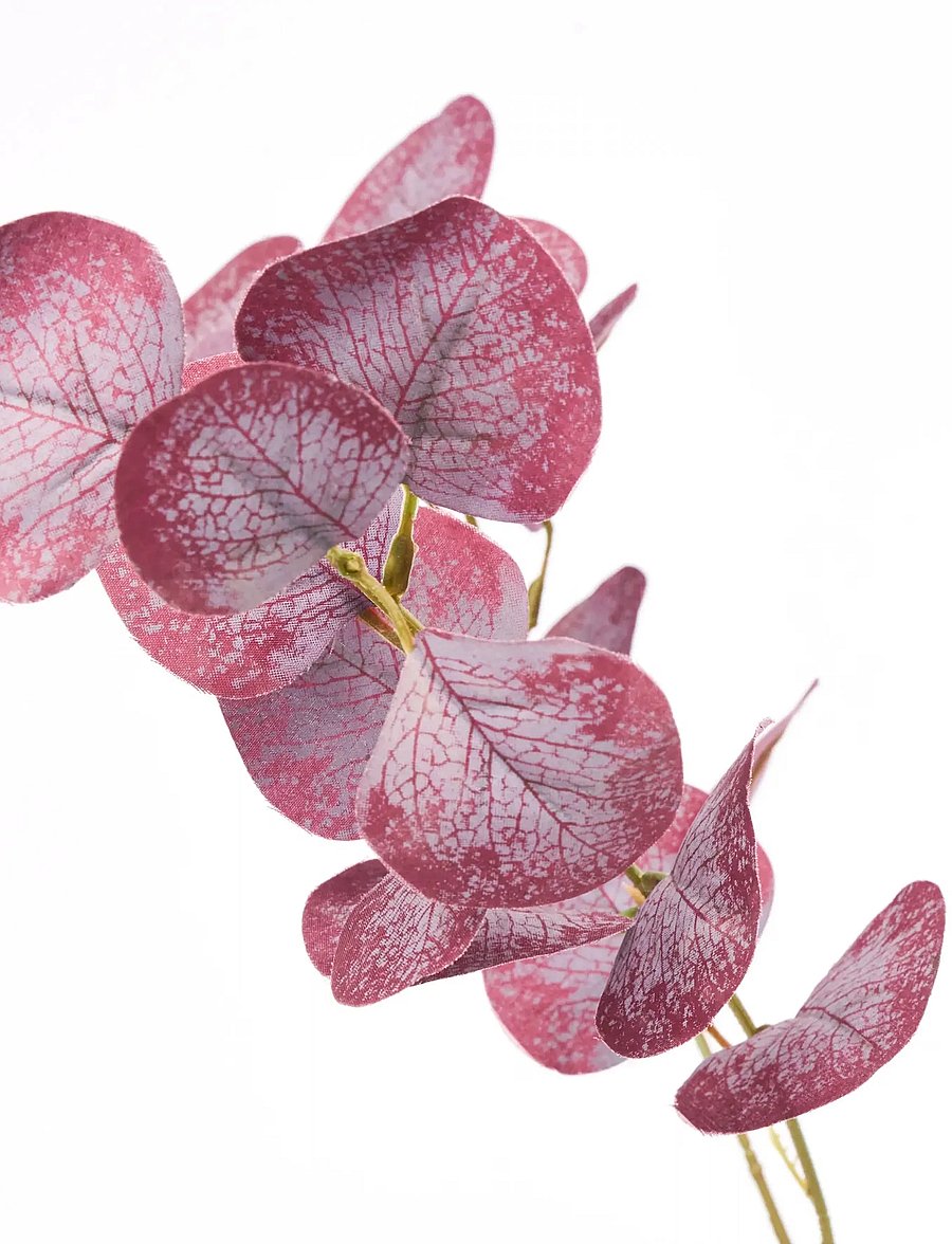 house doctor - Artificial branch, HDEucalyptus, Bu - valentinstaggeschenke - burgundy - 2
