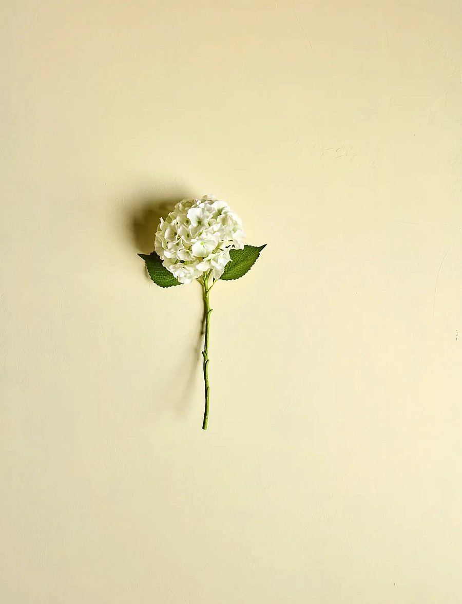 house doctor - Artificial flower, HDHydrangea, Whi - valentinstaggeschenke - white - 0