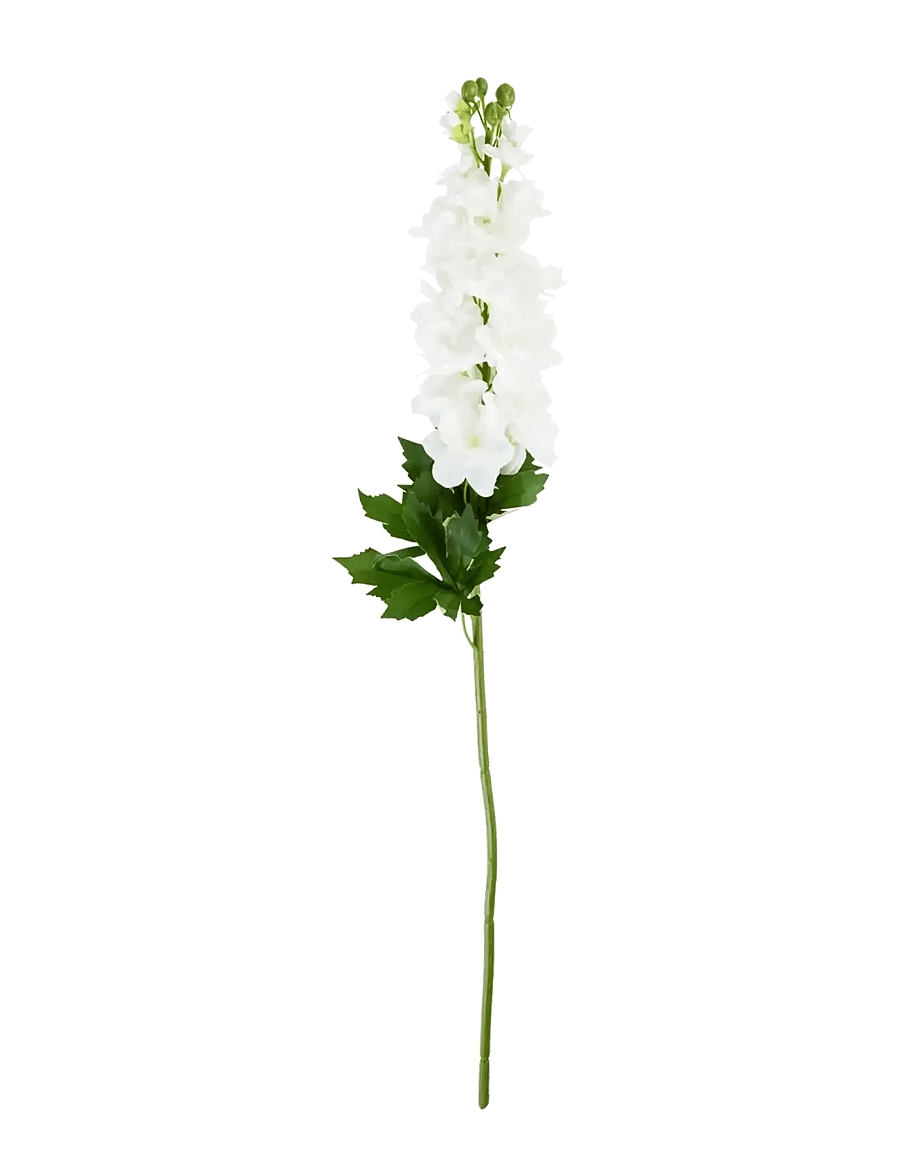 house doctor - Artificial flower, HDDelphinium, Wh - valentinstaggeschenke - white - 1