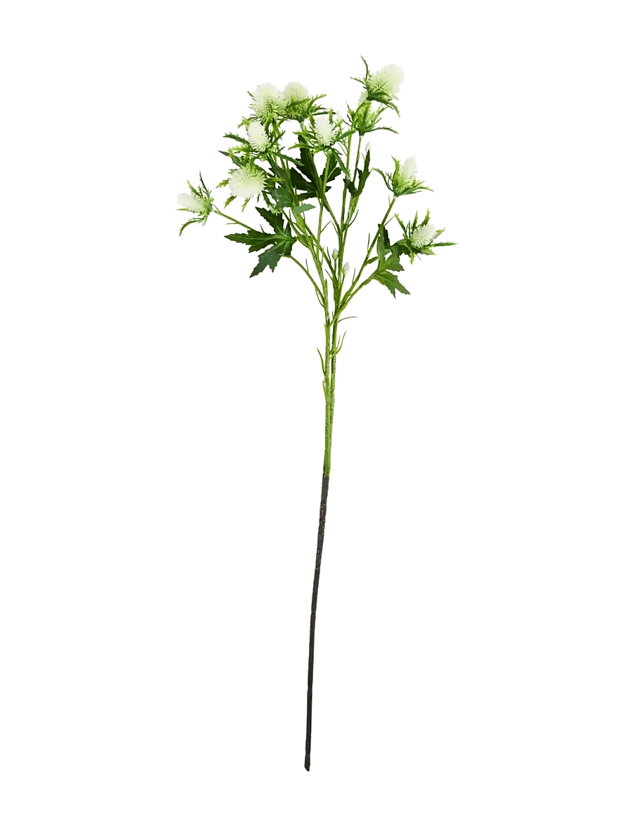 house doctor - Artificial flower, HDEryngium, Whit - valentinstaggeschenke - white - 1