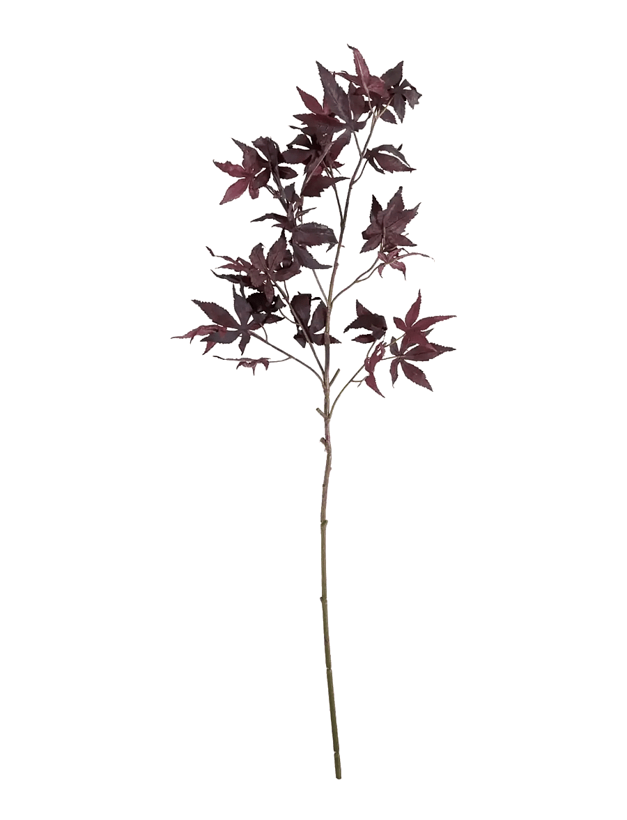 house doctor - Artificial branch, HDMaple, Burgund - valentinstaggeschenke - burgundy - 1