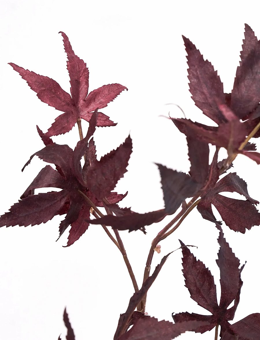house doctor - Artificial branch, HDMaple, Burgund - valentinstaggeschenke - burgundy - 2