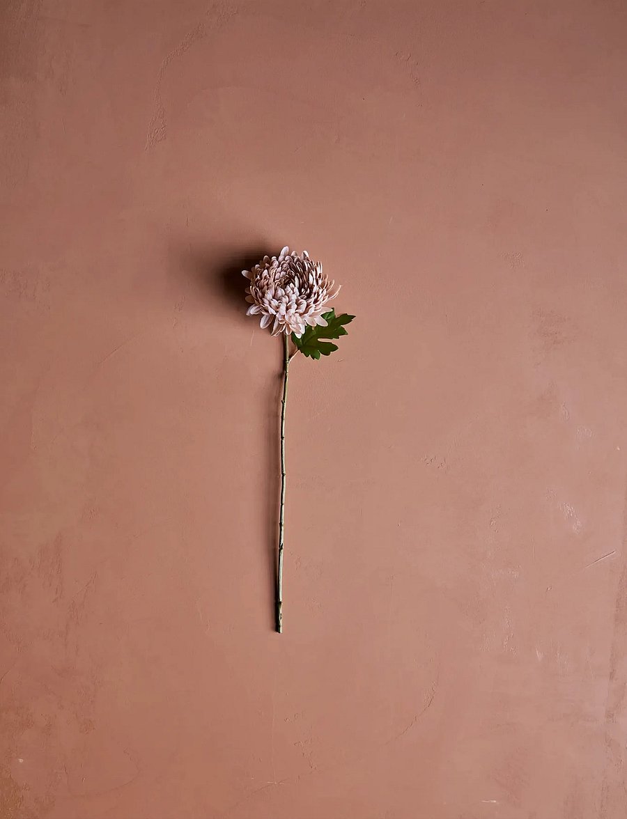 house doctor - Artificial flower, HDChrysanthemum, - sõbrapäeva kingitused - dusty rose - 0