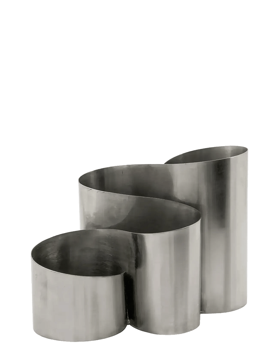 house doctor - Organiser, HDCurve, Silver finish - korraldajad - silver finish - 1