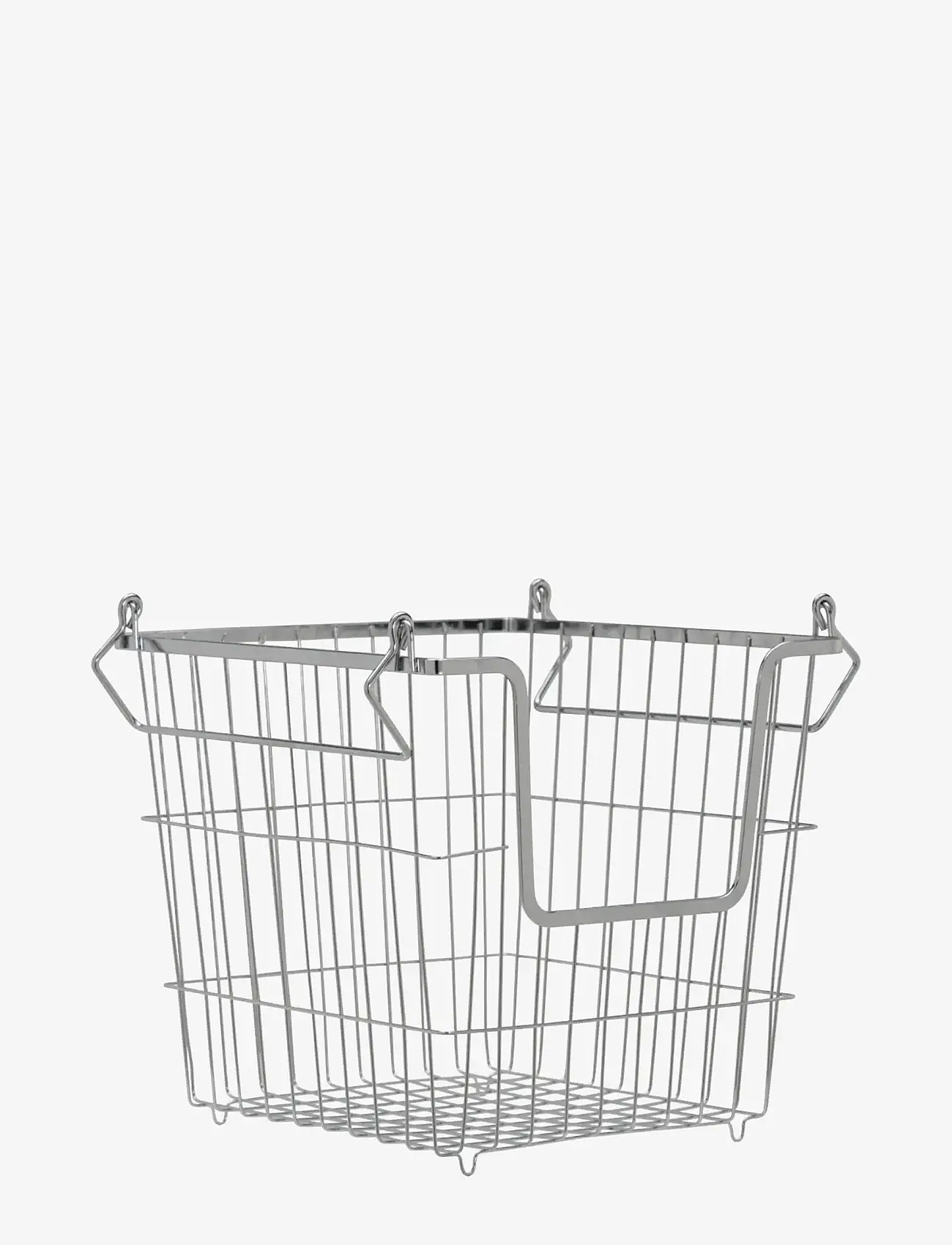 house doctor - Basket, HDTaw, Chrome finish - storage baskets - chrome finish - 1