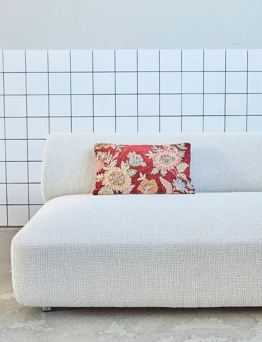 house doctor - Cushion cover, HDNica, Red, Rose - kissenbezüge - red, rose - 0