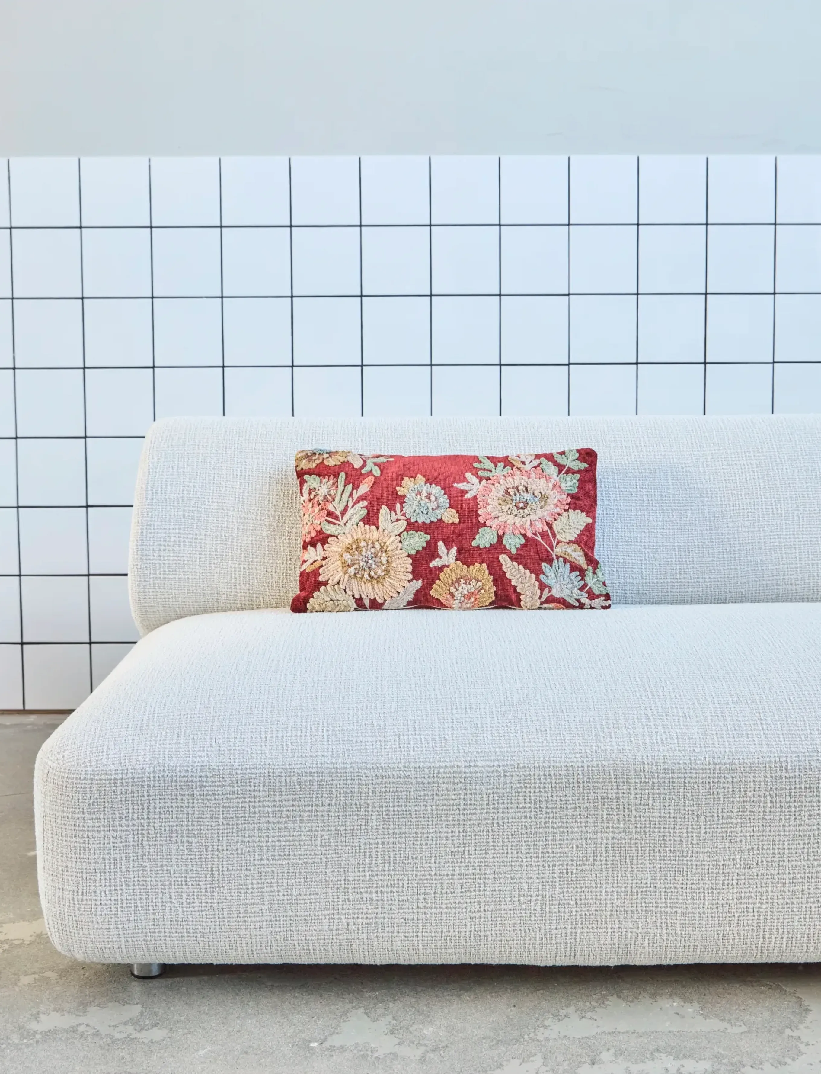 house doctor - Cushion cover, HDNica, Red, Rose - kuddfodral - red, rose - 1