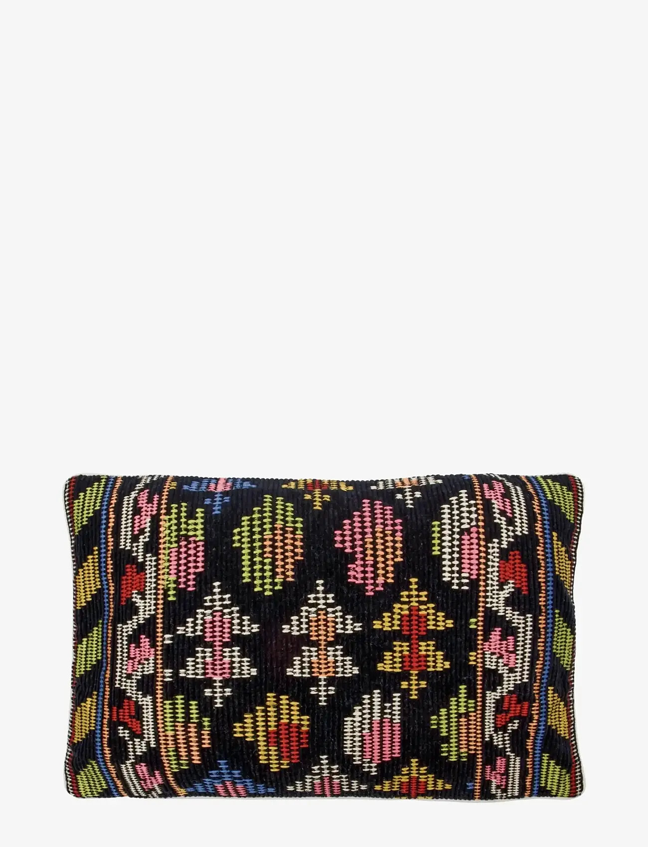 house doctor - Cushion cover, HDEtni, Black, Multi - kuddfodral - black, multi - 1