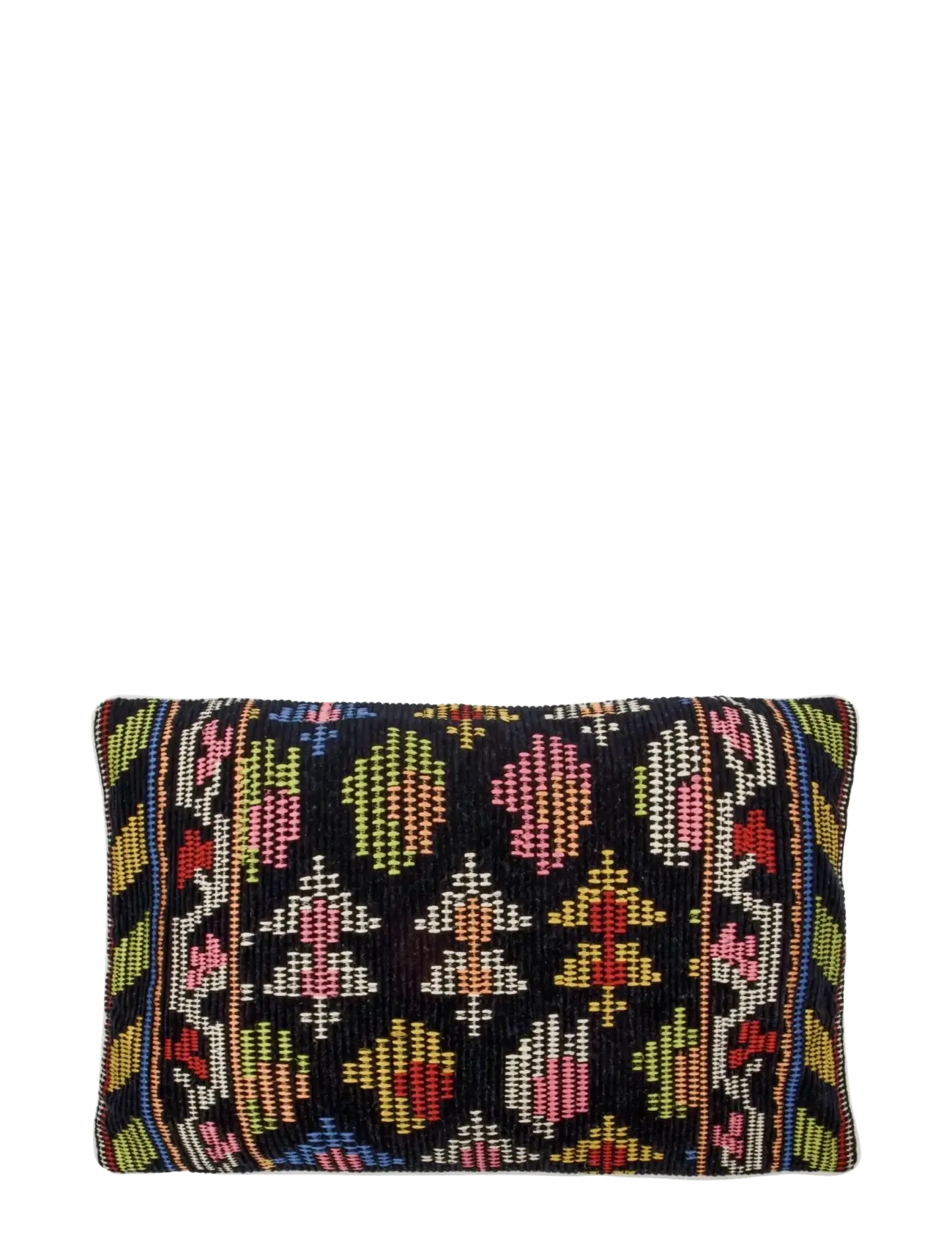 house doctor Cushion cover, HDEtni, Black, Multi - Pudebetræk - BLACK, MULTI / black
