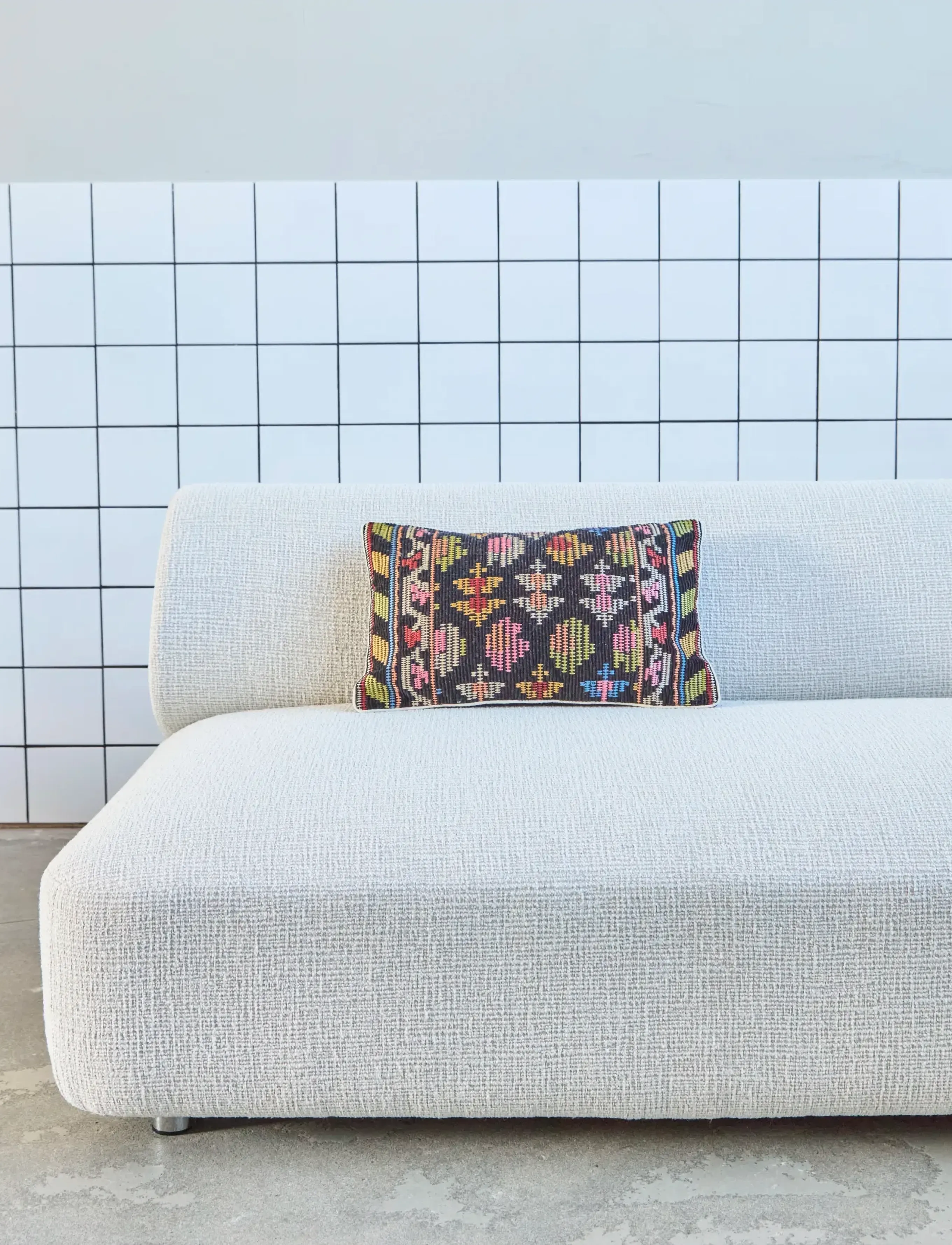 house doctor Cushion Cover, Hdetni, Black, Multi, 50X 30 cm, Black, Puder & Tæpper > Pudebetræk, Unisex