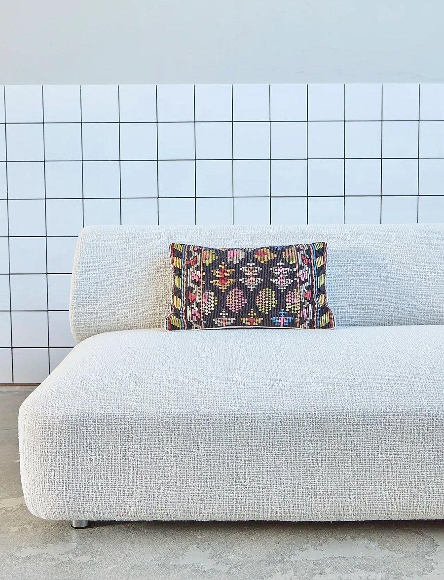 house doctor - Cushion cover, HDEtni, Black, Multi - kissenbezüge - black, multi - 0