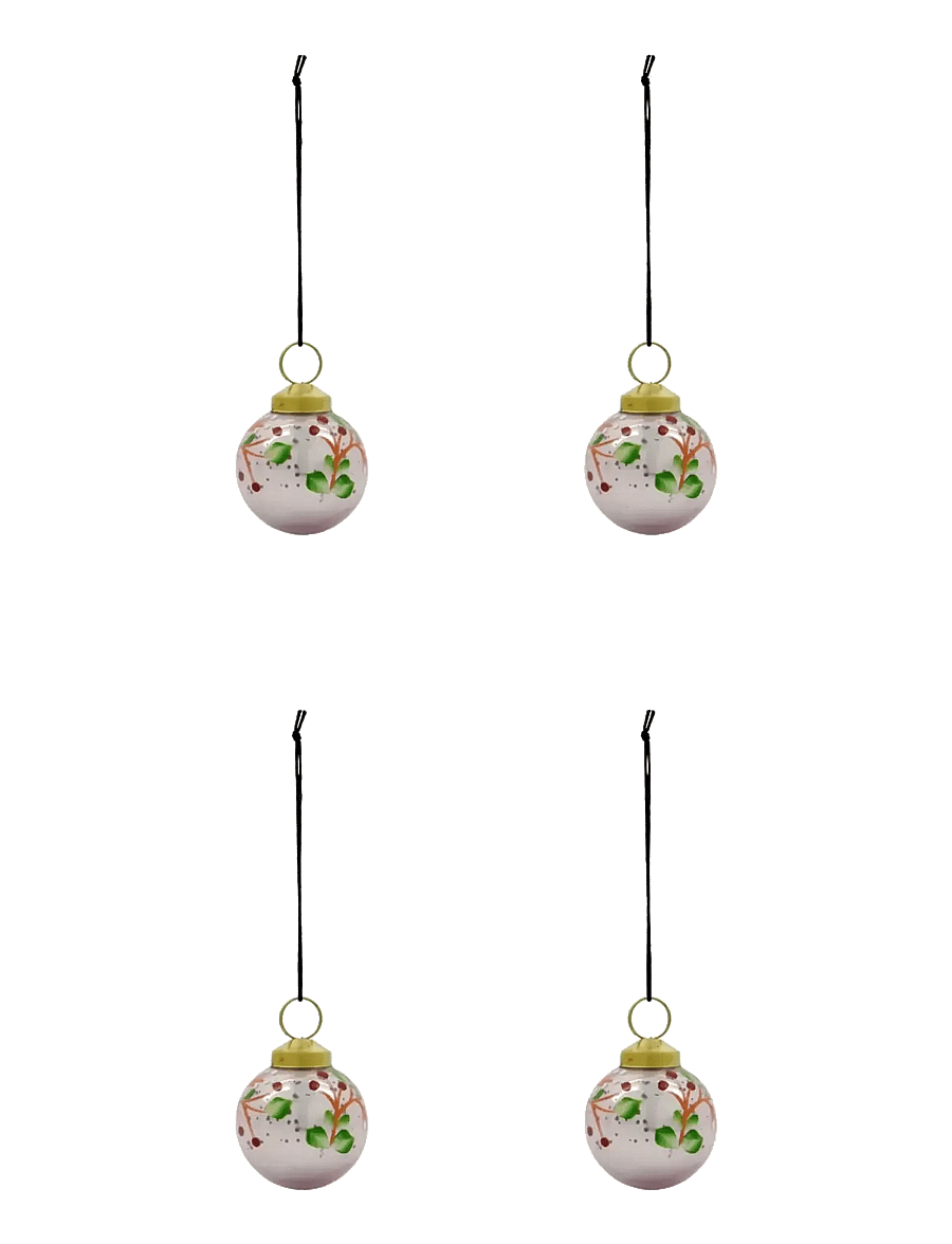 house doctor - Christmas ornament, HDAntico, Pink - weihnachtskugeln - pink - 1