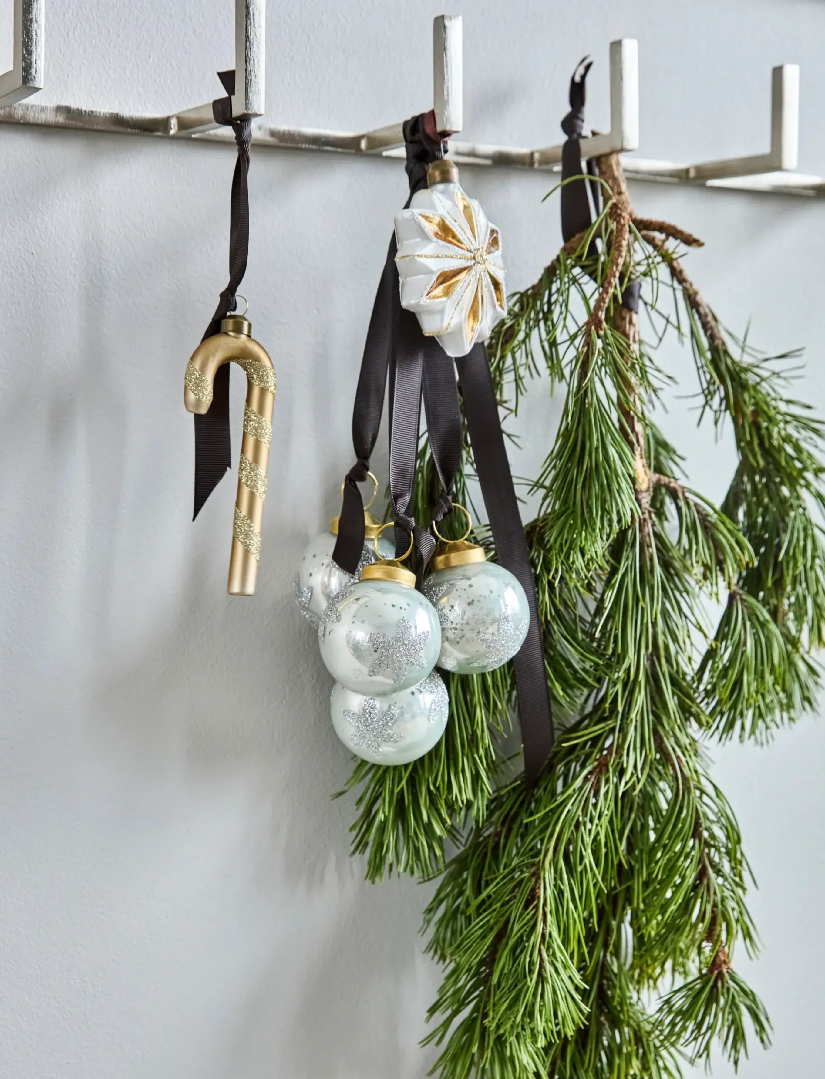 house doctor - Christmas ornament, HDFiore, Light - blue - 0