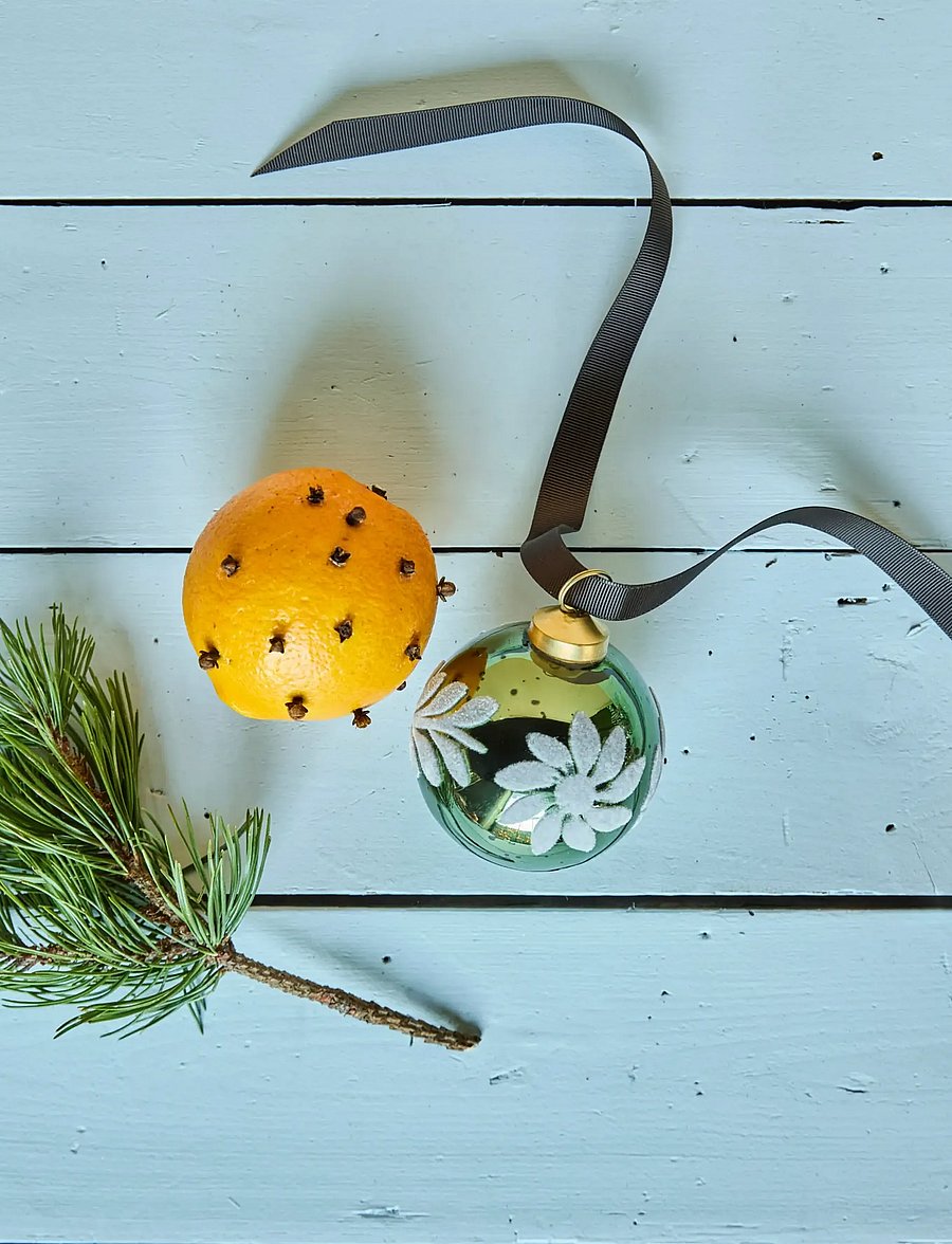 house doctor - Christmas ornament, HDLuto, Green - weihnachtskugeln - green - 0