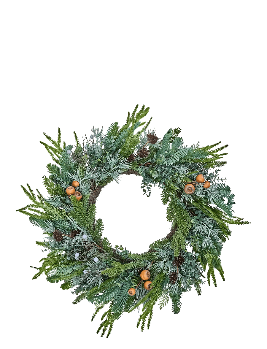 house doctor - Wreath, HDDeco, Green - valentinstaggeschenke - green - 1